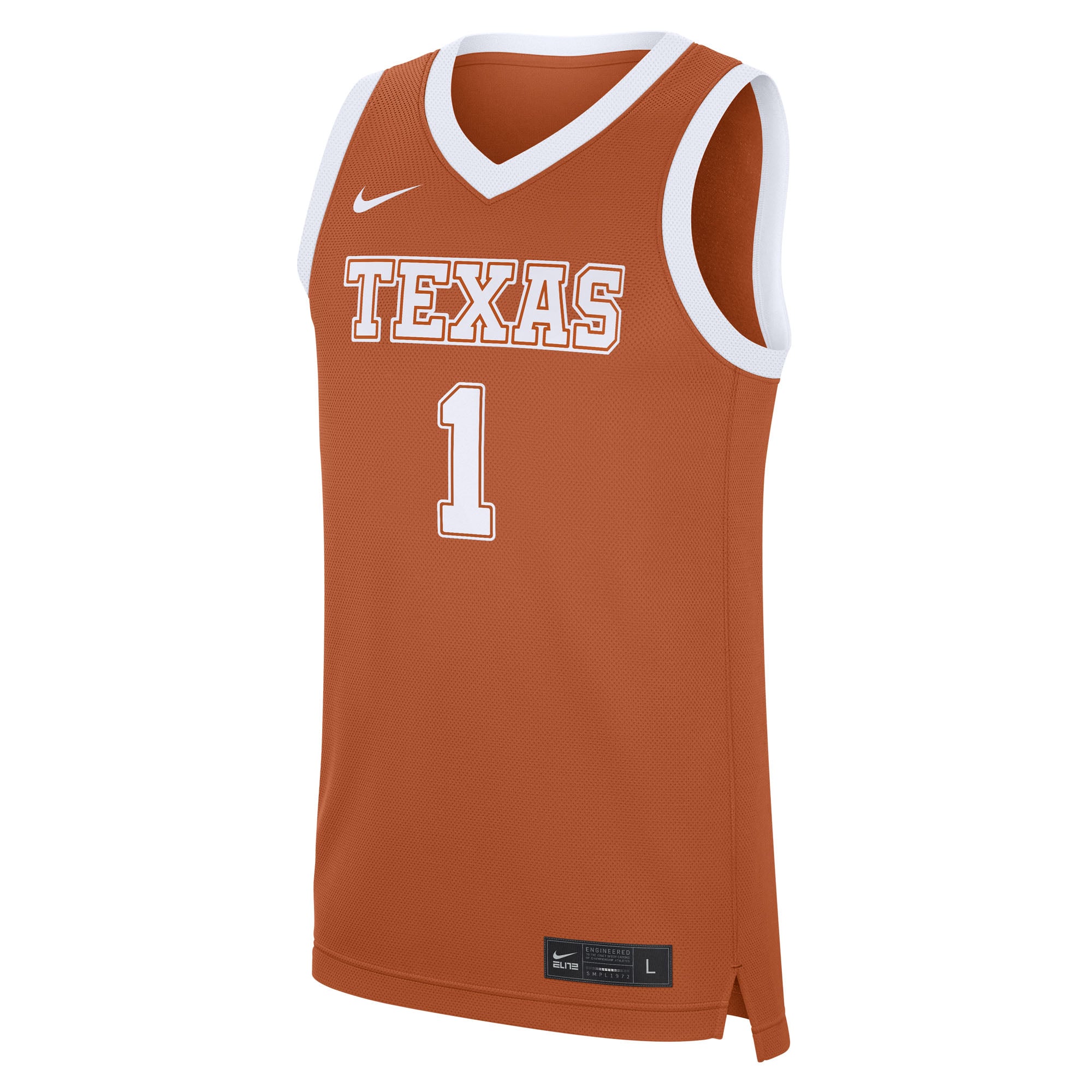 Orange Road Texas Longhorns Replica Jersey No.1 Orange NCAA College Football Fan Wear