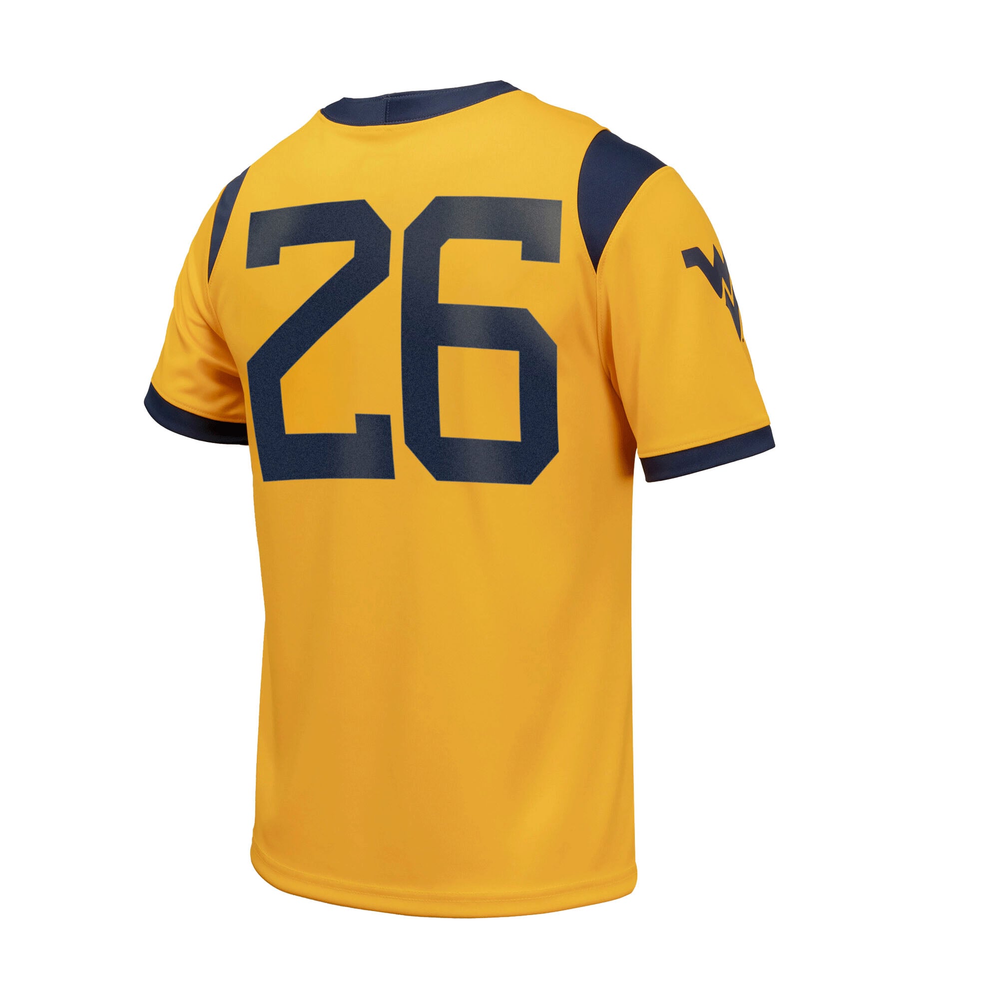 West Virginia Mountaineers Replica Jersey Gold NCAA College Football Fan Wear