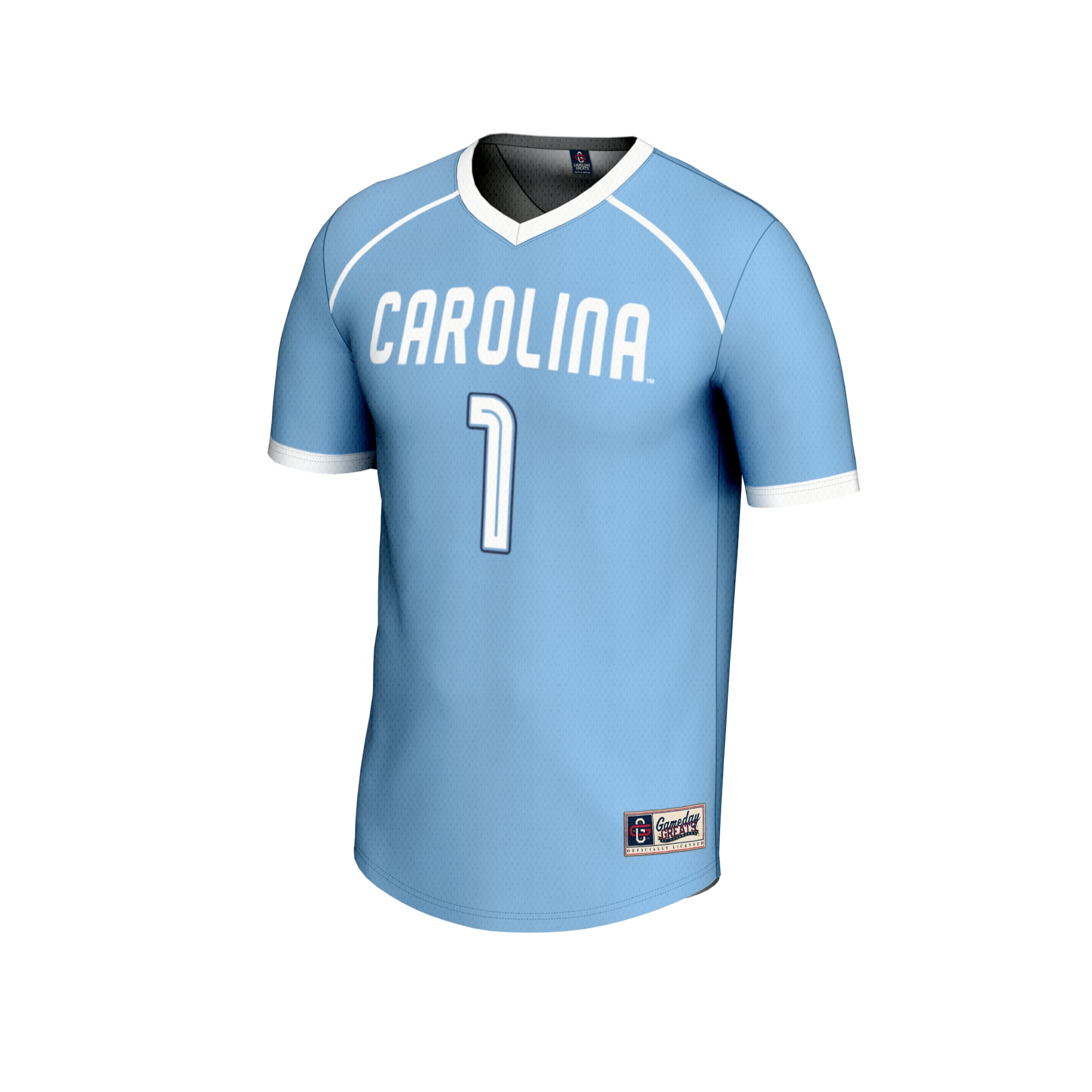 Lacrosse Fashion North Carolina Tar Heels Game Jersey Blue NCAA College Lacrosse Fan Wear Lacrosse Fashion