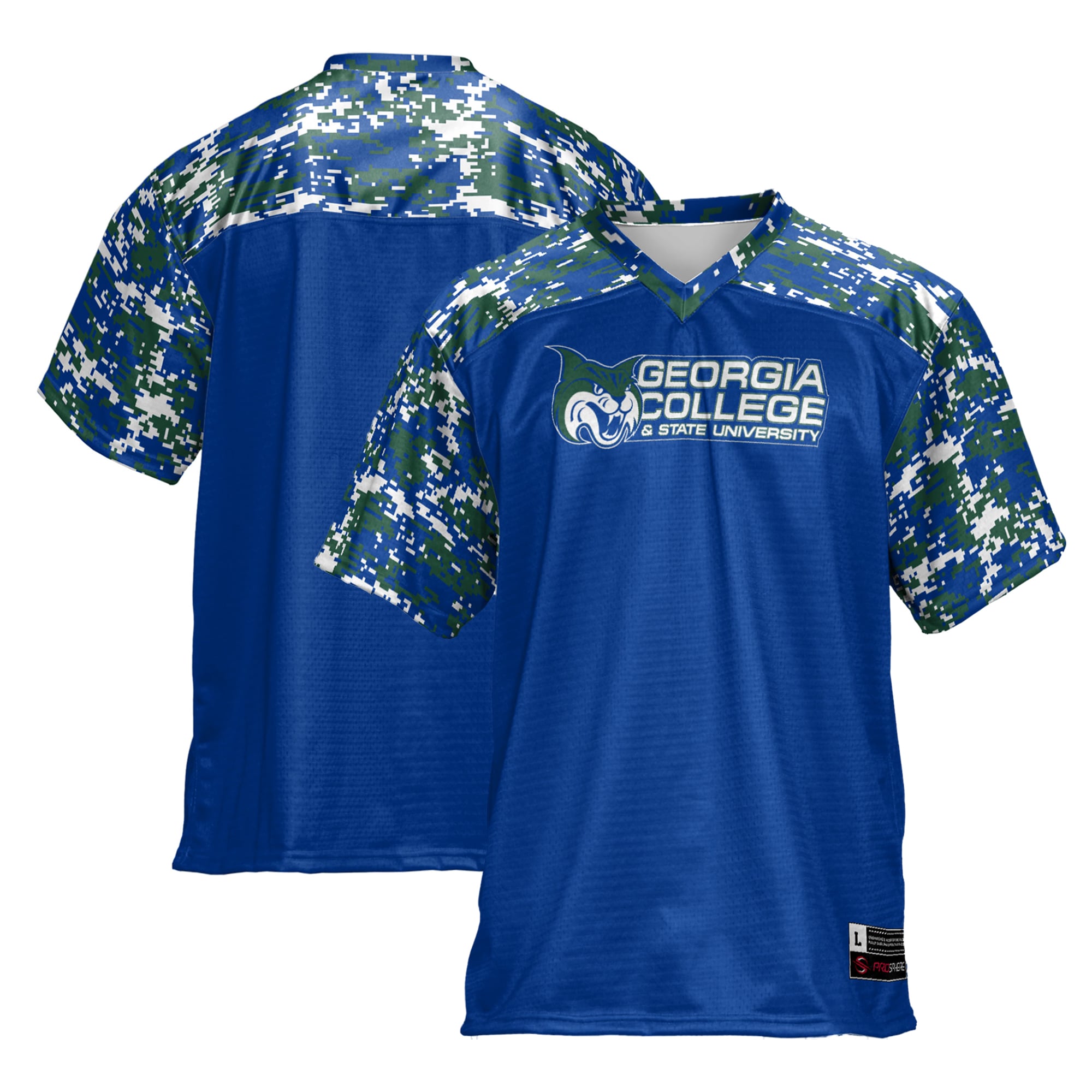 Blue Georgia College Bobcats Game Jersey Blue NCAA College Football Fan Wear Blue