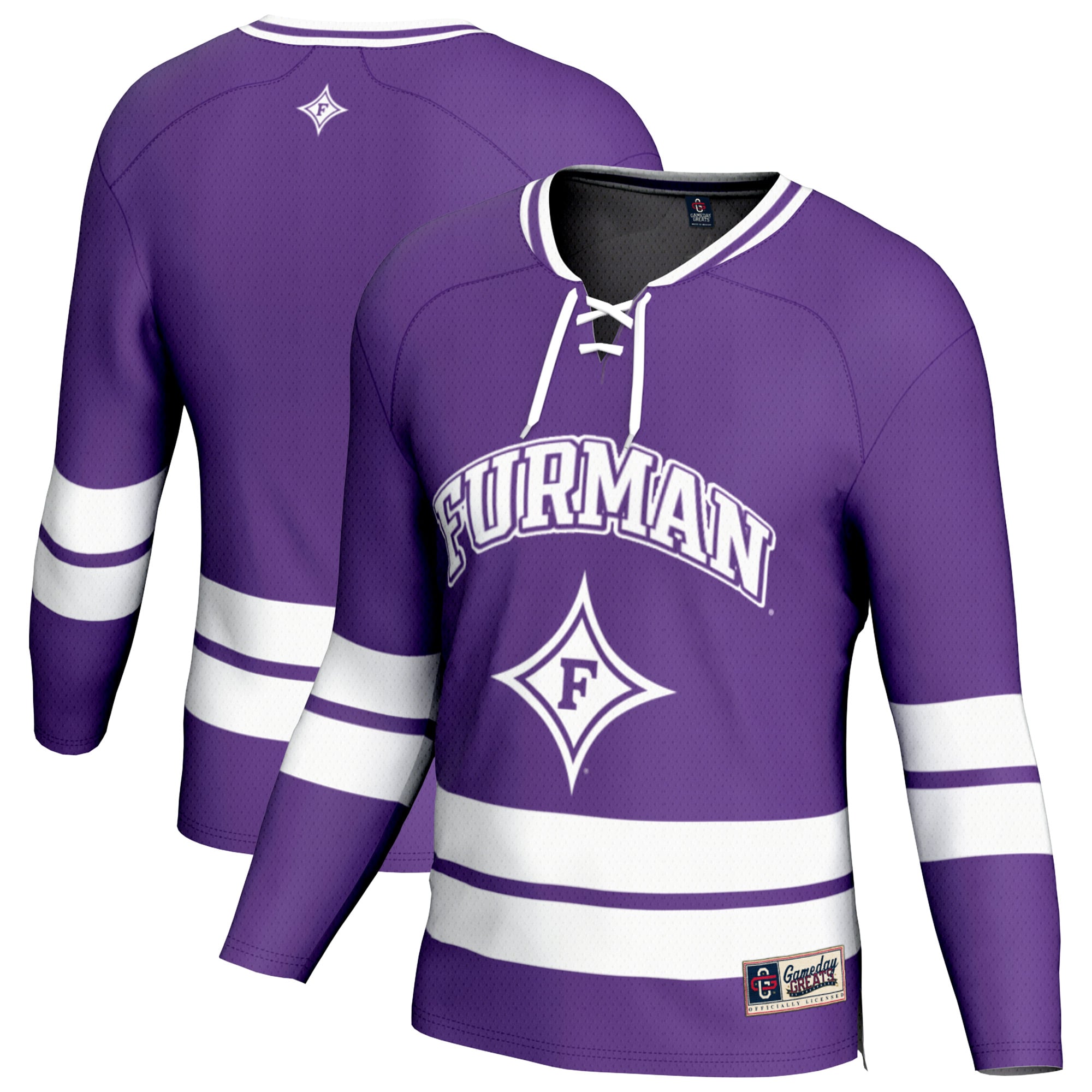 Hockey Furman Paladins Jersey Purple NCAA College Hockey Fan Wear Hockey