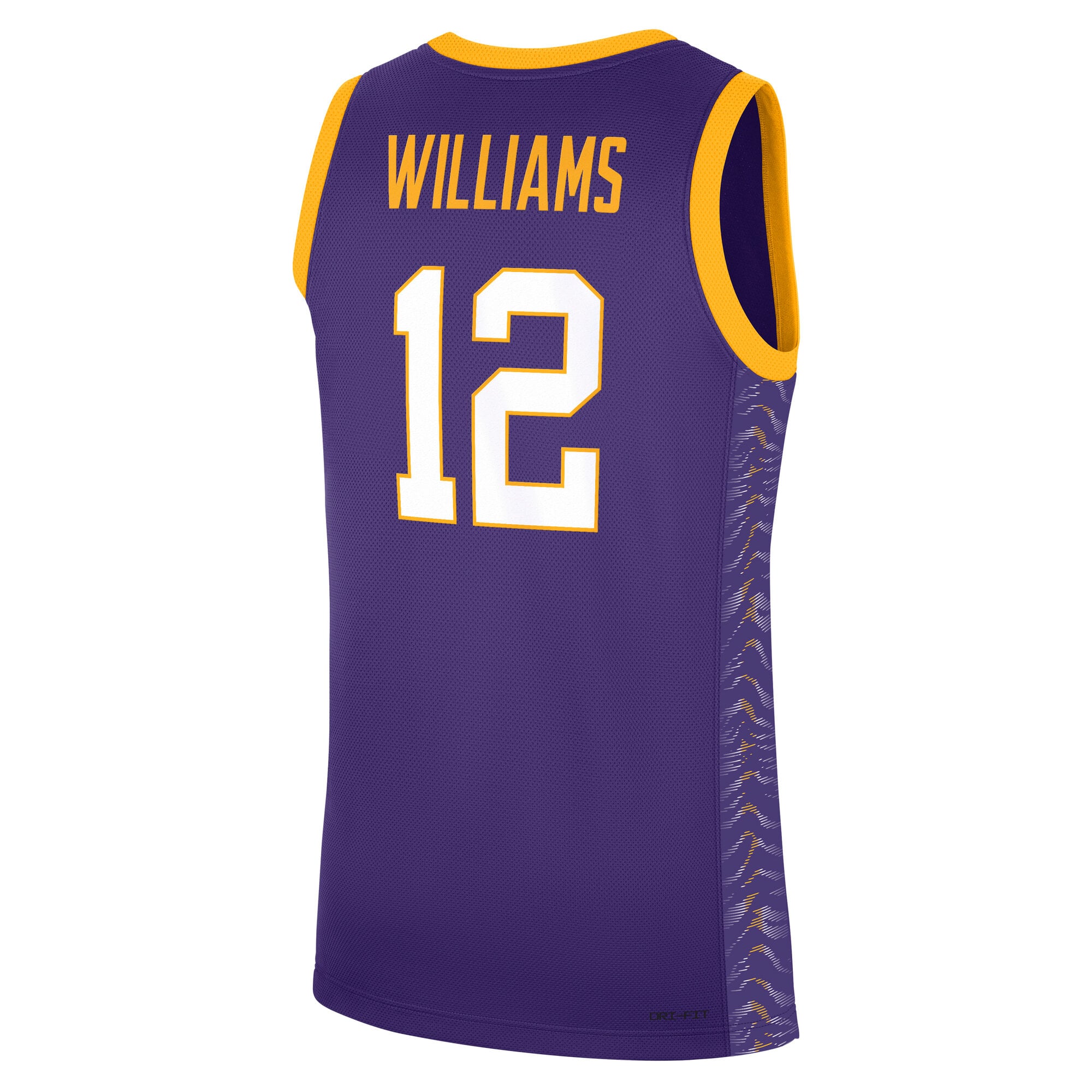 Mikaylah Williams LSU Tigers Replica Jersey Purple NCAA College Basketball Fan Wear