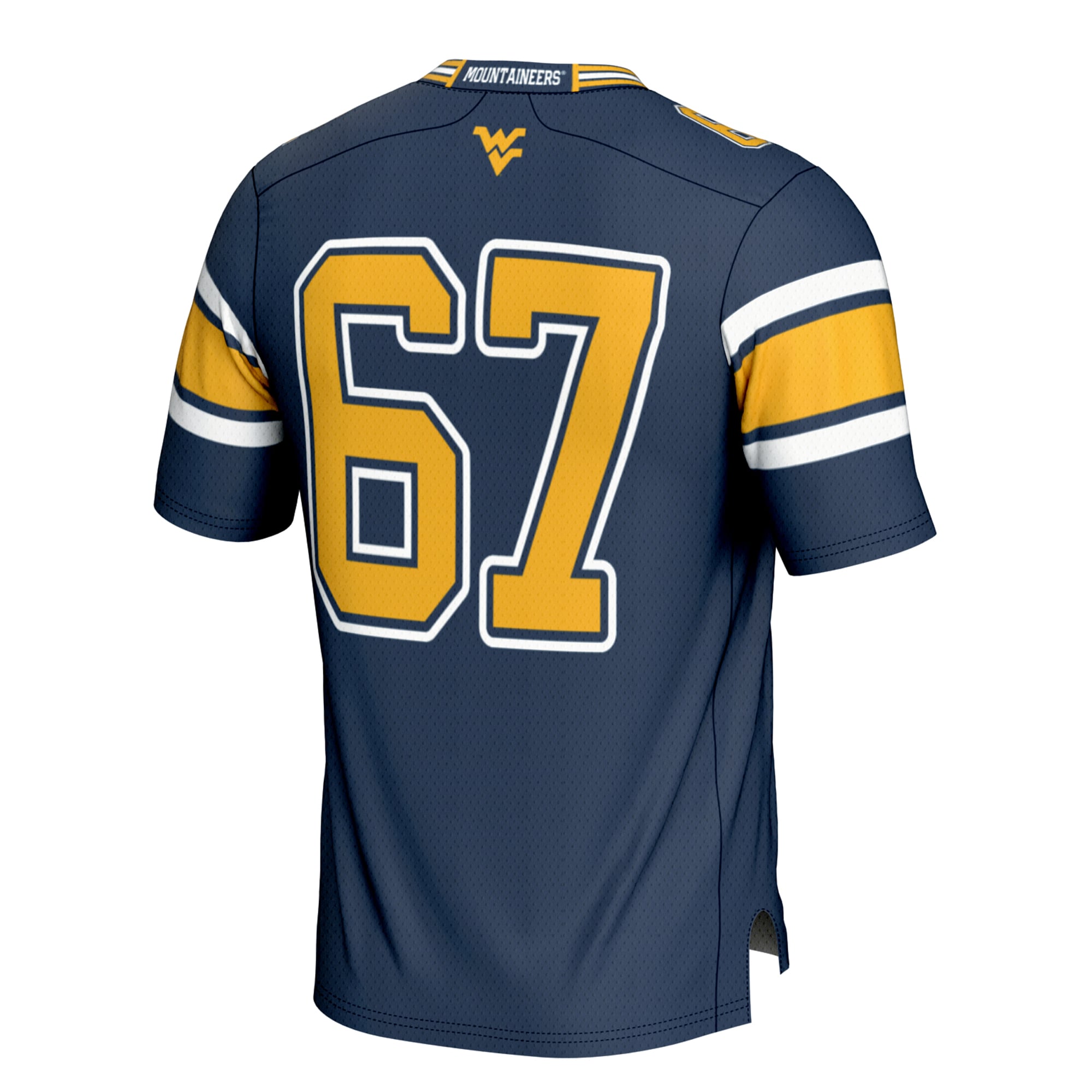 West Virginia Mountaineers Game Jersey No.1 Navy NCAA College Football Fan Wear No.1