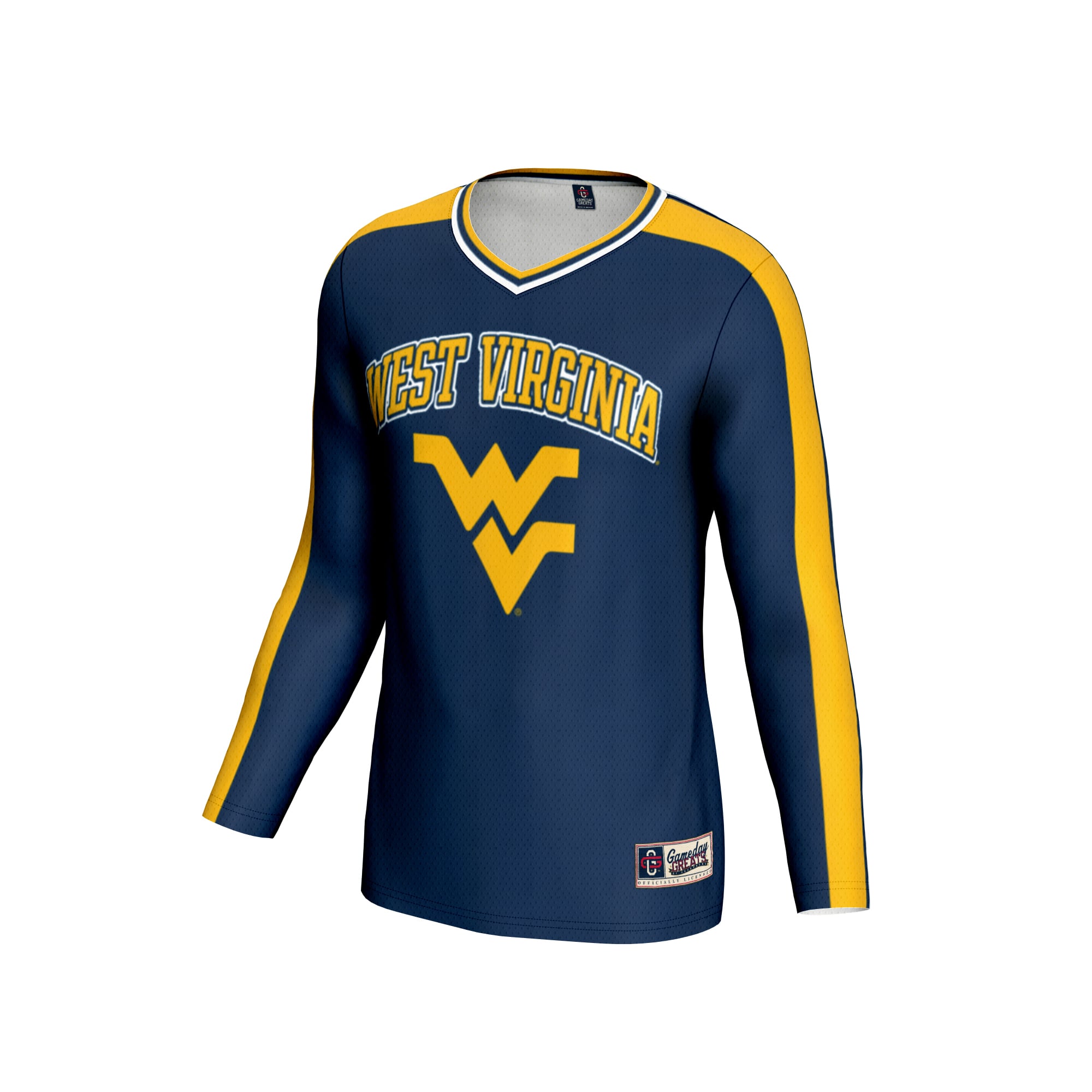 Volleyball Fashion West Virginia Mountaineers Game Jersey No.67 Navy NCAA College Volleyball Fan Wear Volleyball Fashion