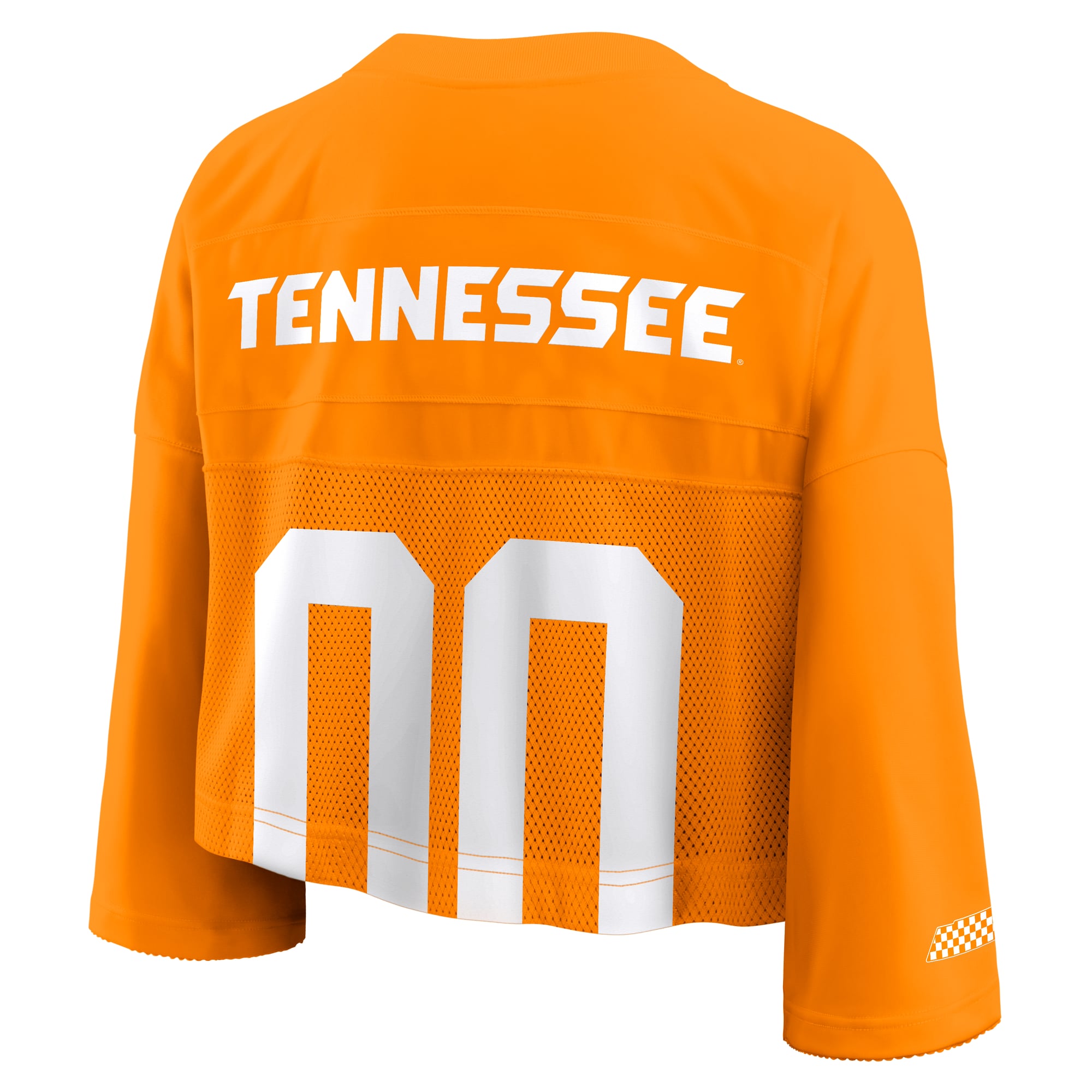 Cropped Fashion Tennessee Volunteers Jersey Orange NCAA College Basketball Fan Wear