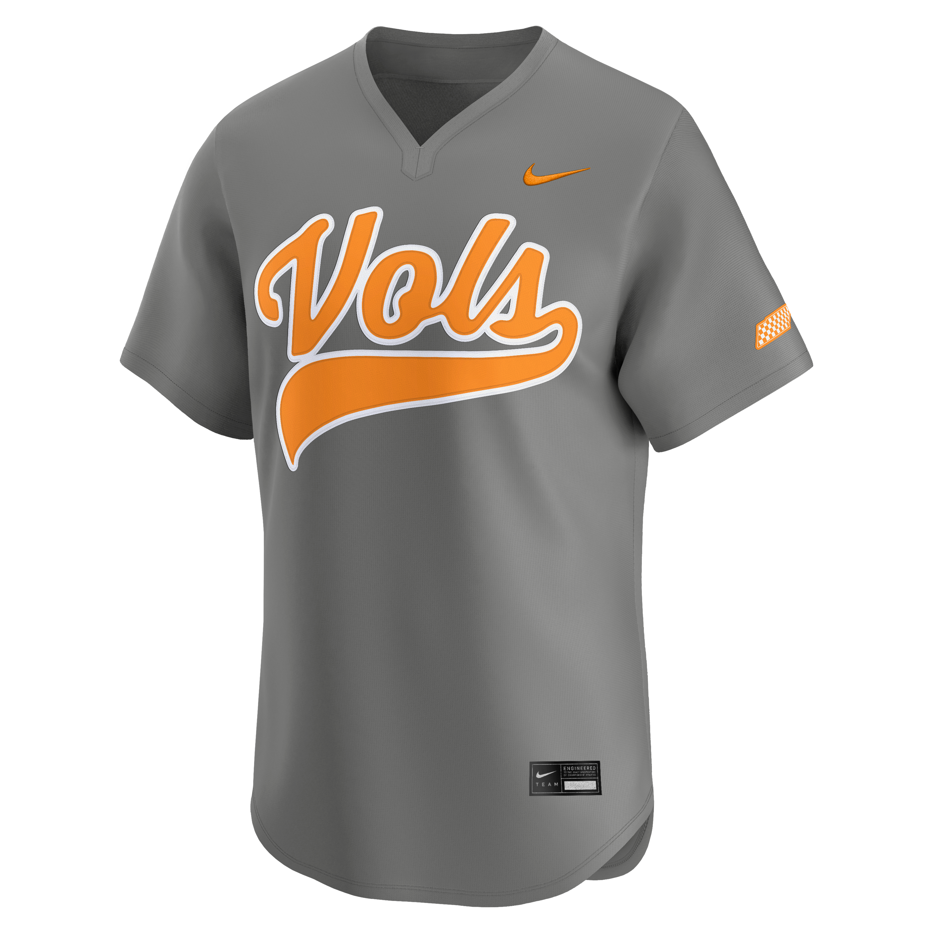 Baseball Tennessee Volunteers Alternate Jersey Gray NCAA College Baseball Fan Wear