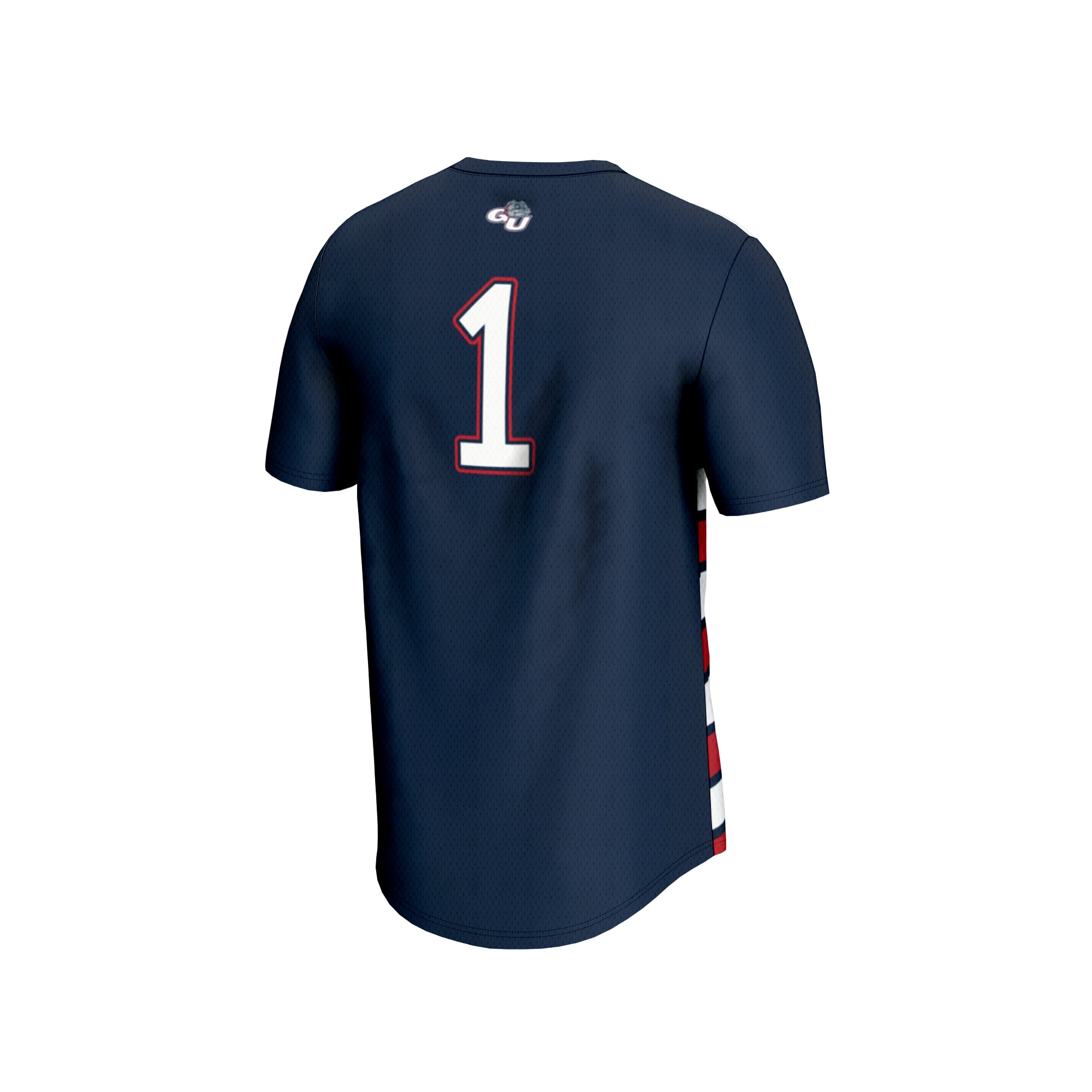 Soccer Fashion Gonzaga Bulldogs Game Jersey No.1 Navy NCAA College Soccer Fan Wear
