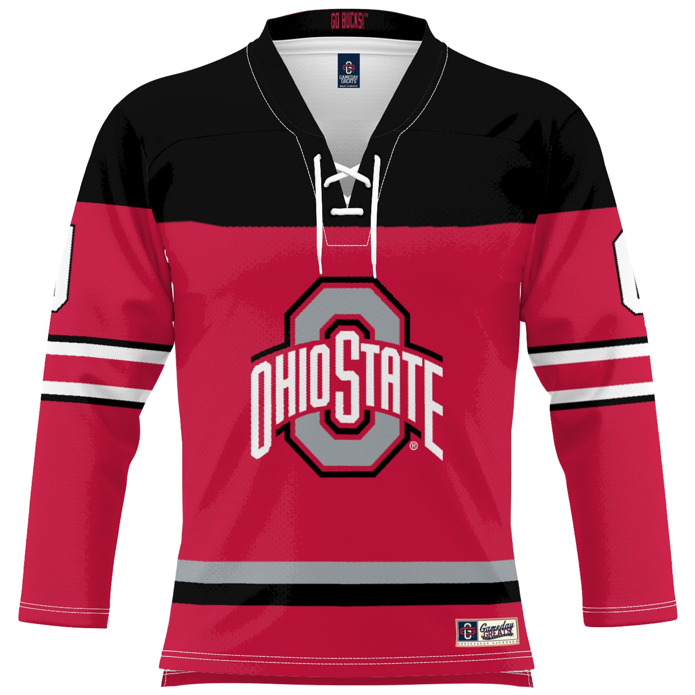 Hockey Ohio State Buckeyes Game Jersey No.0 Scarlet NCAA College Hockey Fan Wear
