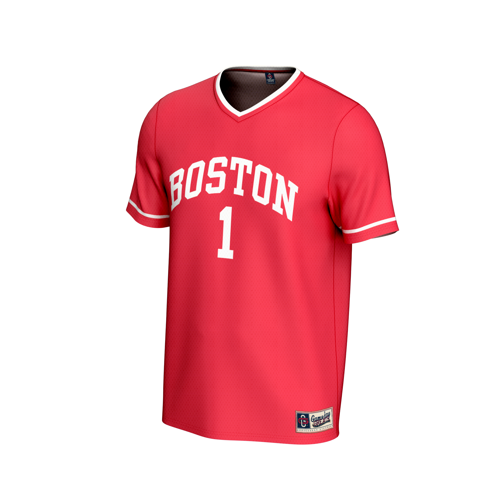 Scarlet Soccer Fashion Boston University Game Jersey Scarlet NCAA College Soccer Fan Wear Scarlet Soccer Fashion