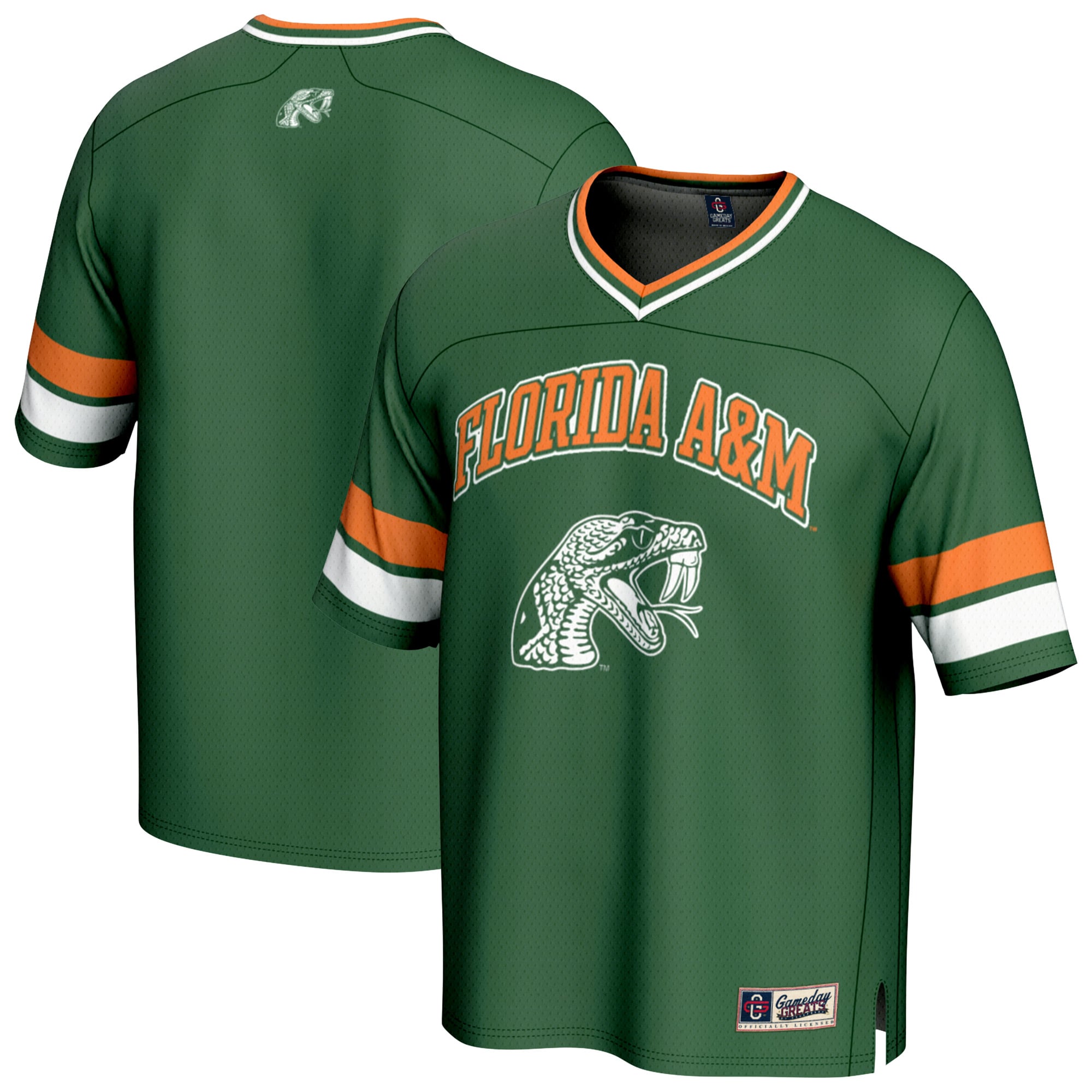 Florida A&M Rattlers Jersey Green NCAA College Football Fan Wear