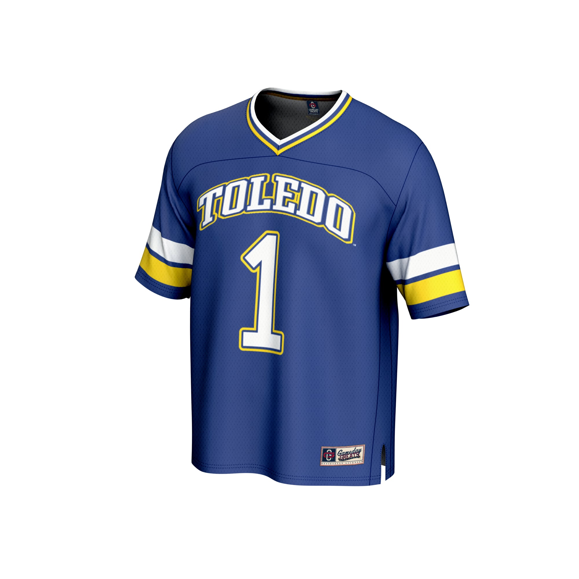 Collegiate Fashion Toledo Rockets Game Jersey Navy NCAA College Football Fan Wear