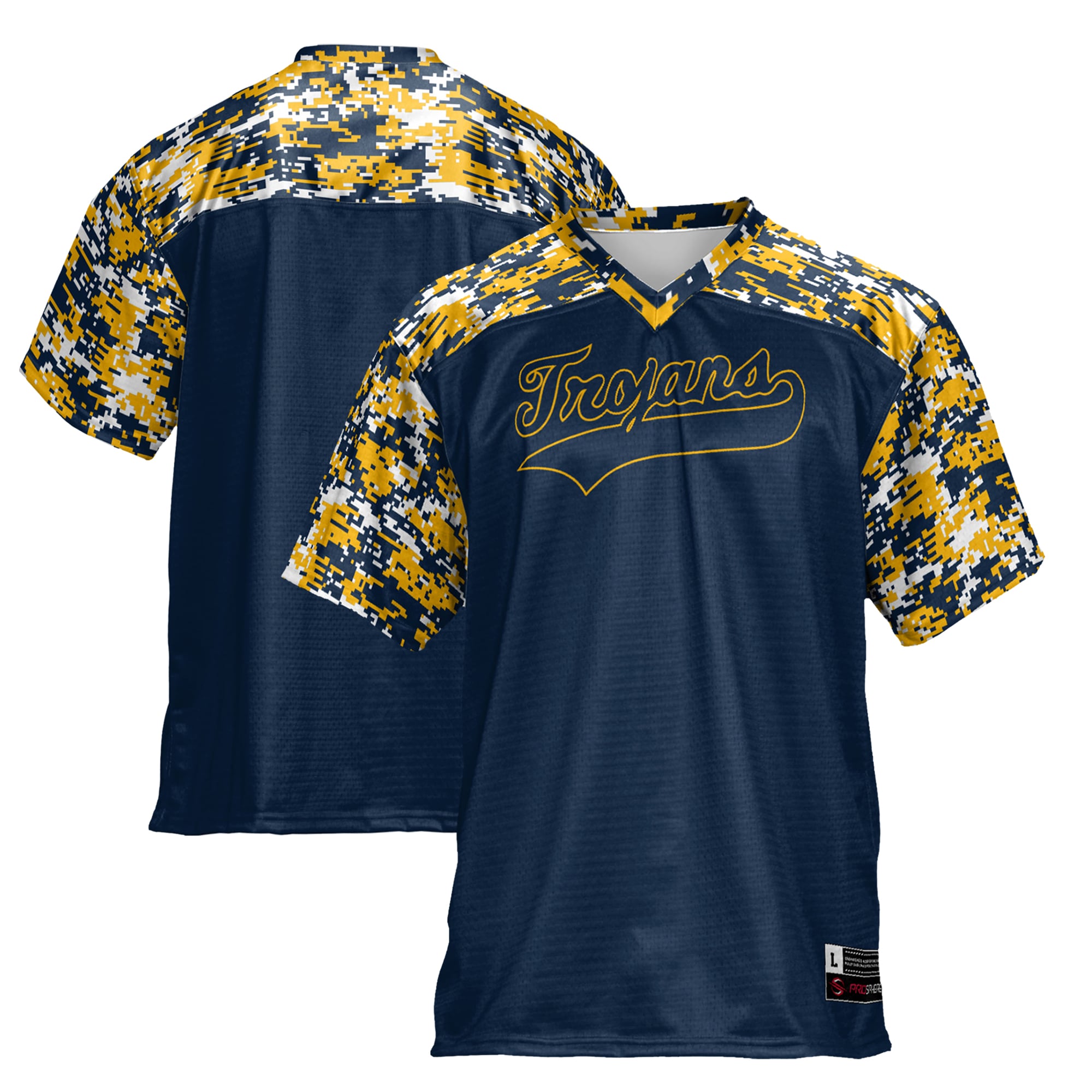 Central Alabama Community College Trojans Jersey Navy NCAA College Football Fan Wear