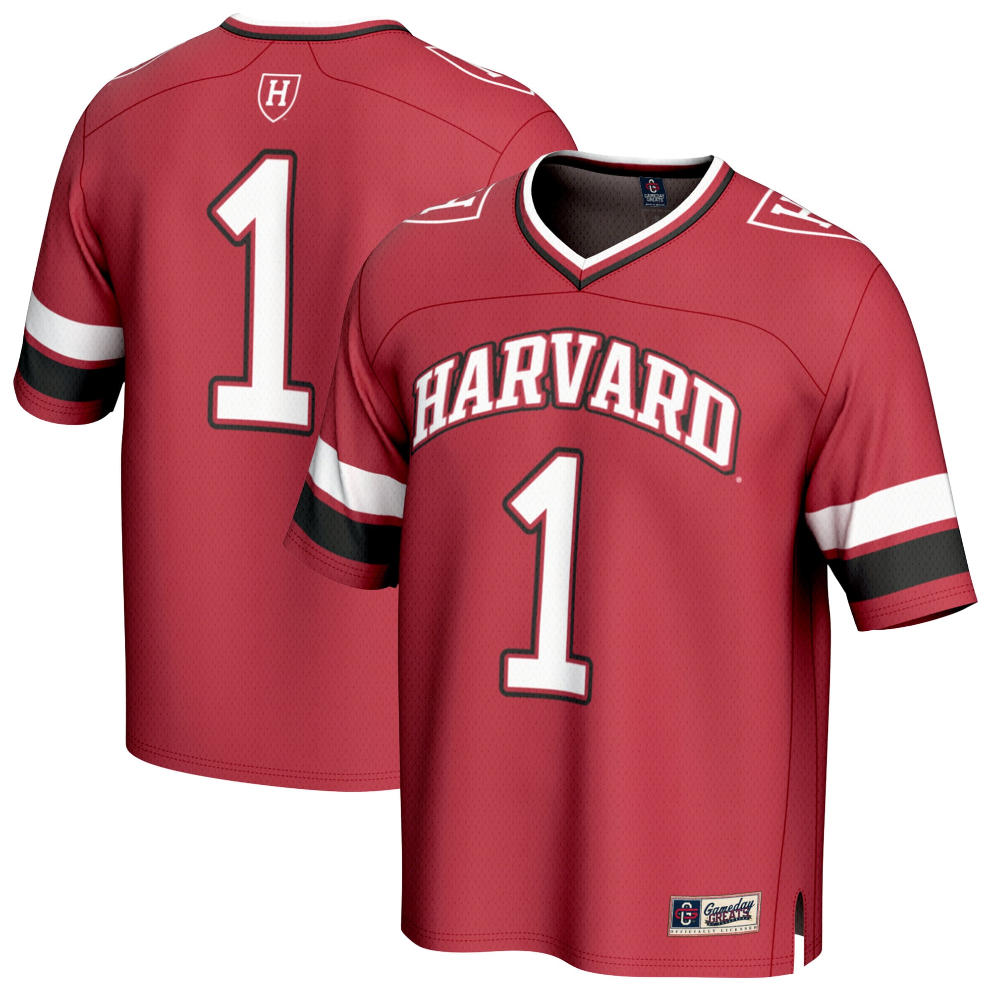 Harvard Crimson Jersey No.1 Crimson NCAA College Football Fan Wear No.1