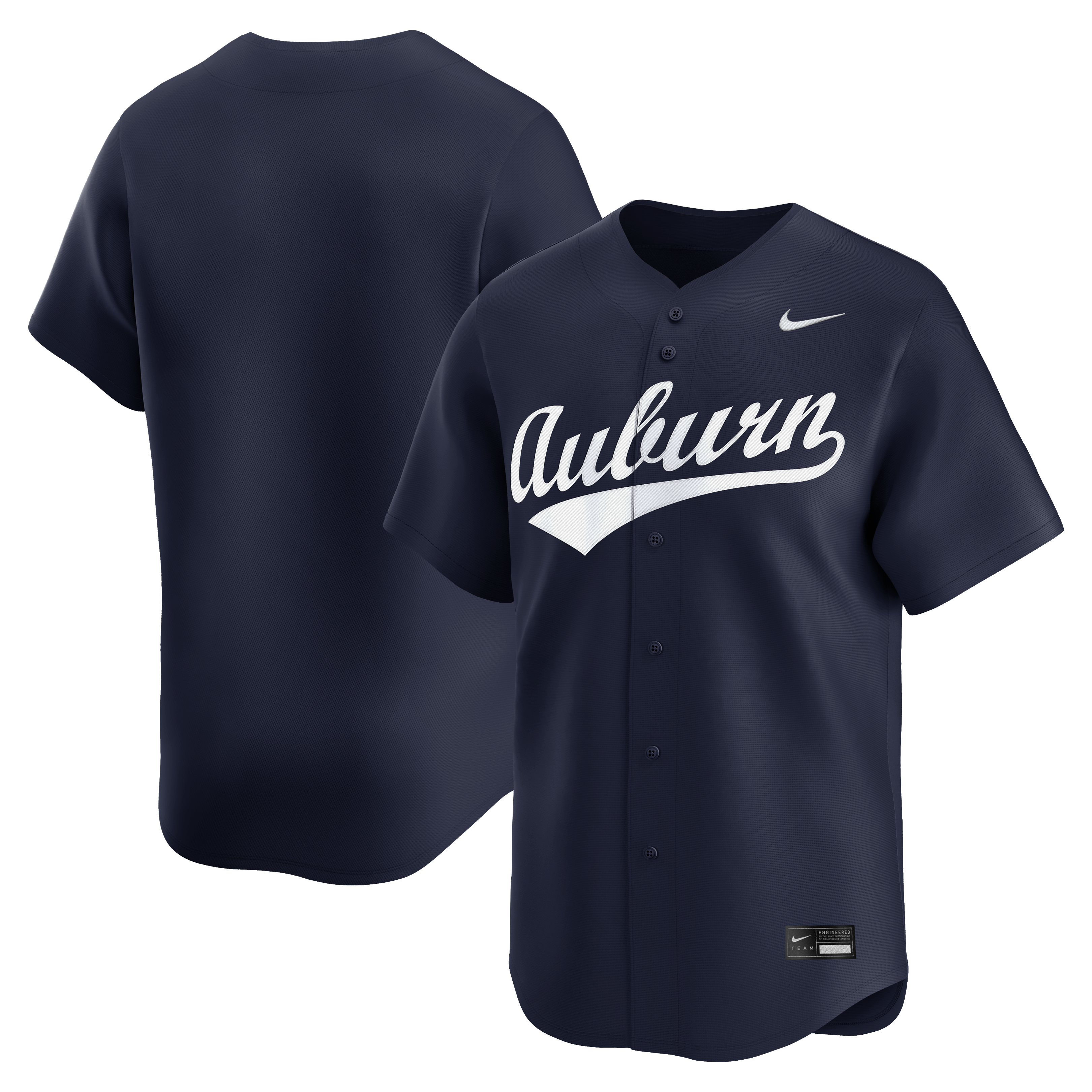 Baseball Auburn Tigers Alternate Jersey Navy NCAA College Baseball Fan Wear