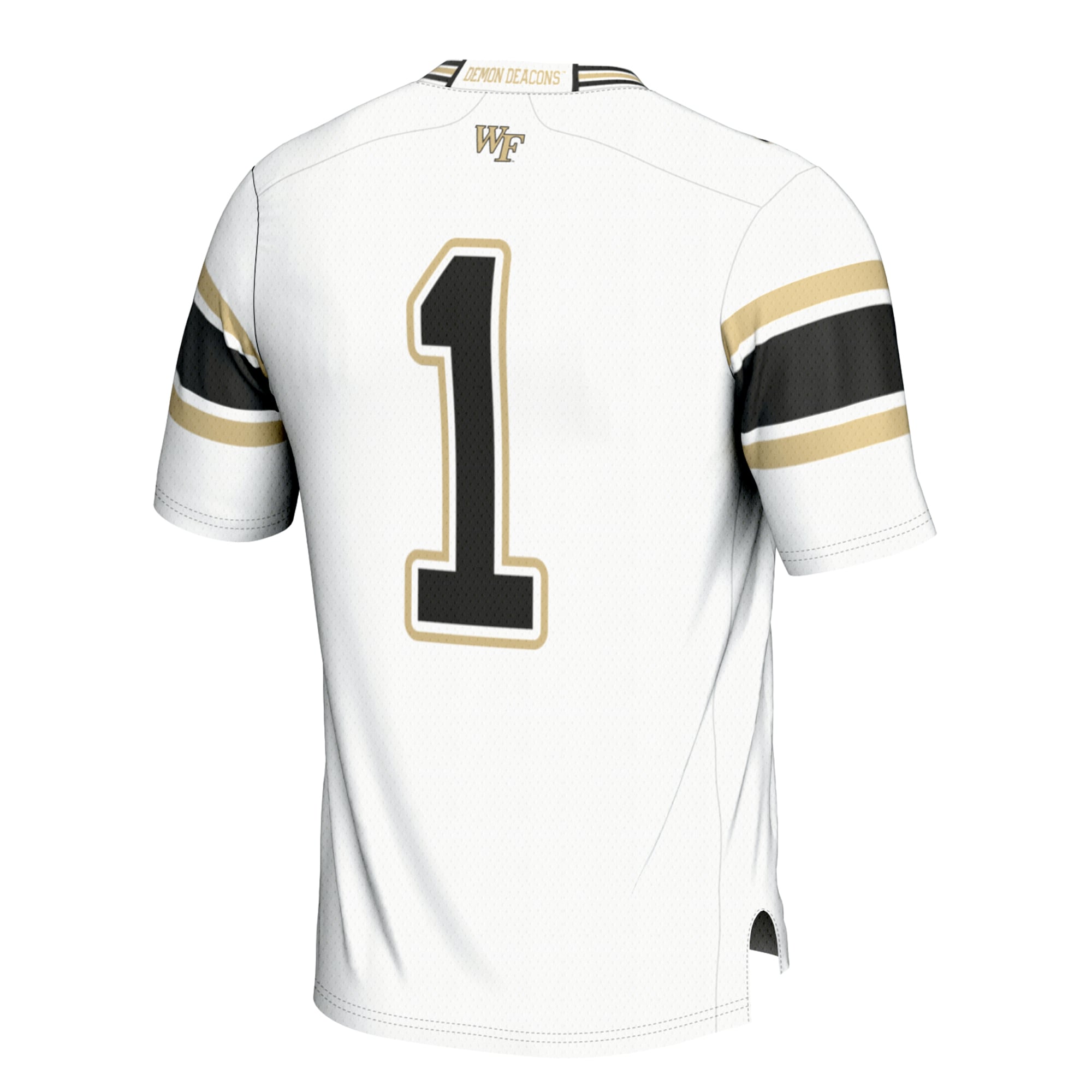 Wake Forest Demon Deacons Game Jersey No.1 White NCAA College Football Fan Wear No.1