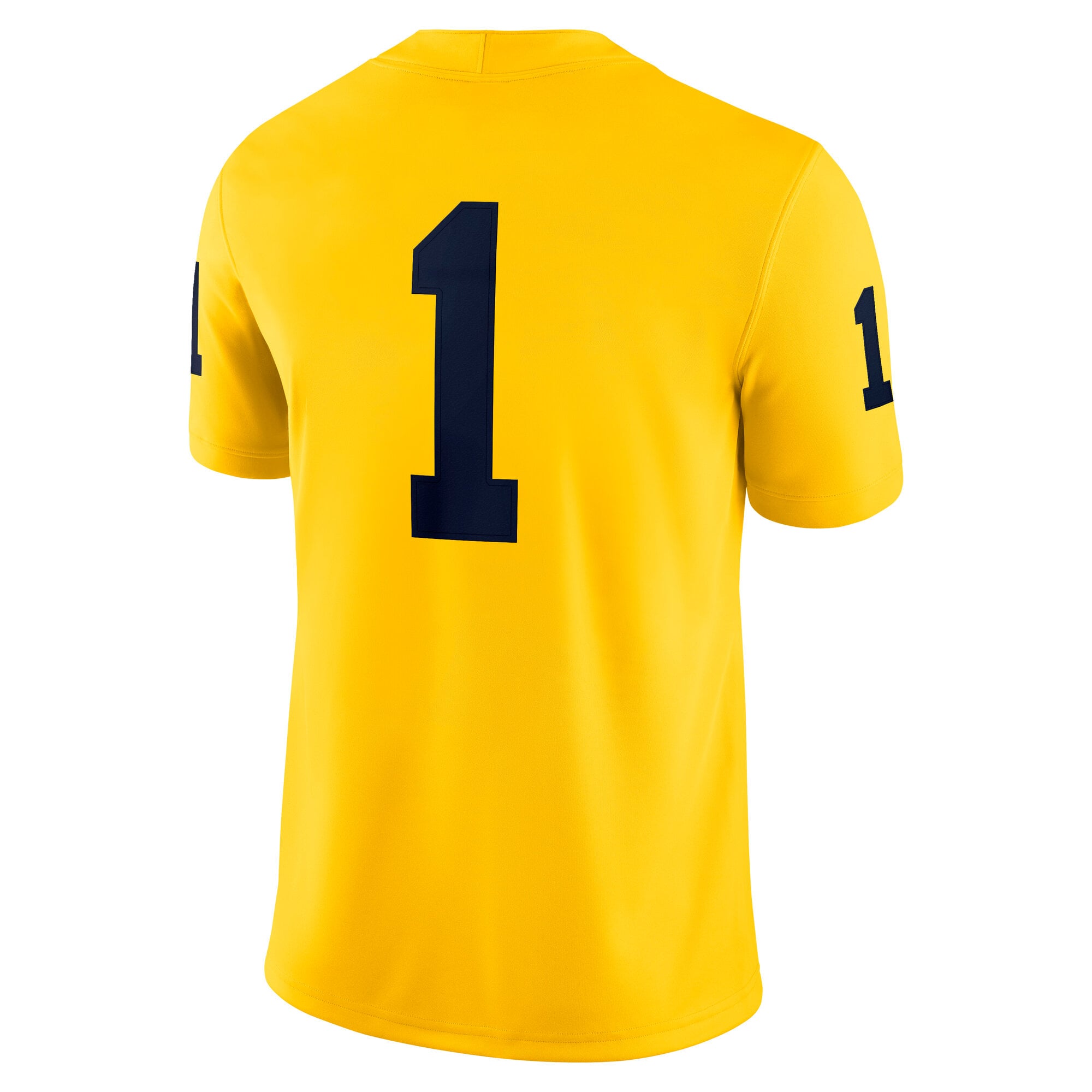 Brand Michigan Wolverines Game Jersey No.1 Maize NCAA College Basketball Fan Wear