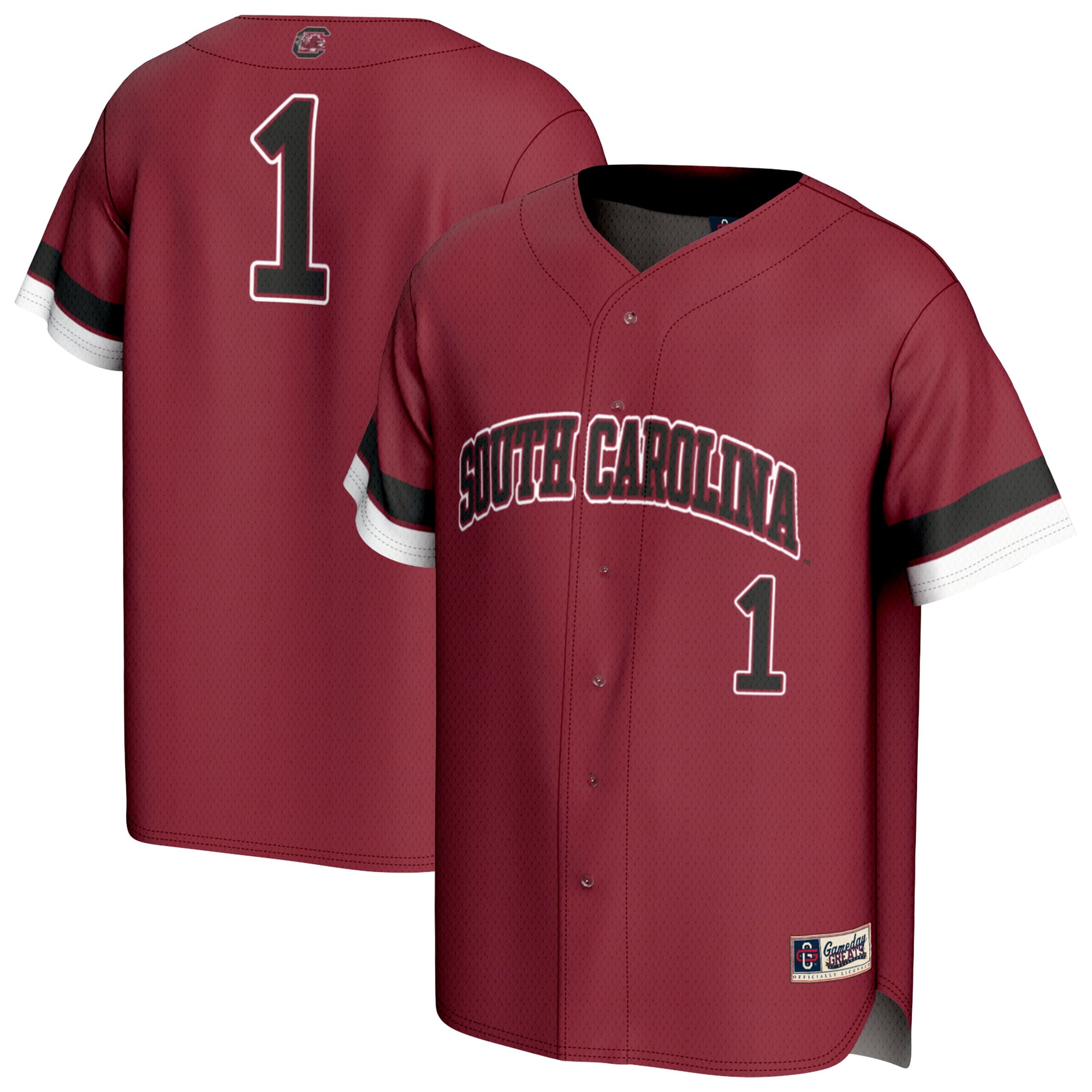 Garnet Baseball Fashion South Carolina Gamecocks Pick-A-Player Player Jersey Garnet NCAA College Baseball Fan Wear