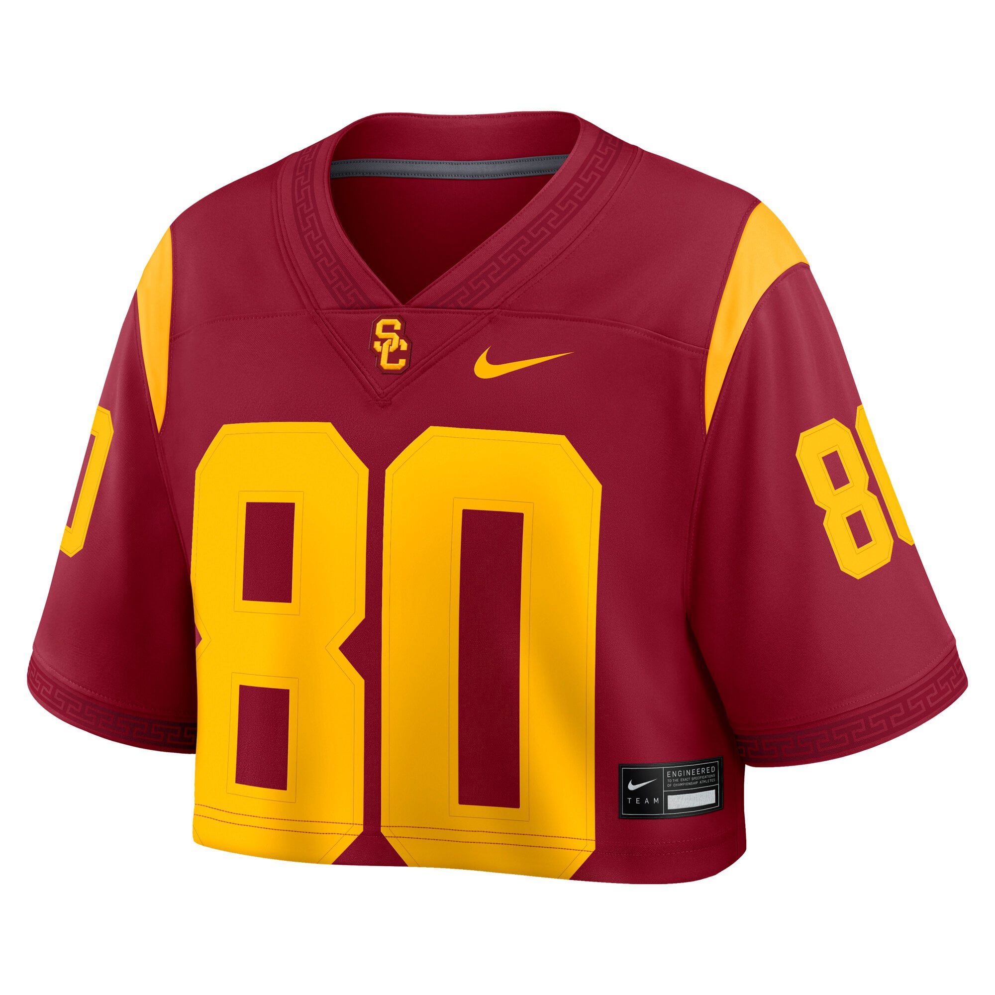 Crop USC Trojans Game Jersey Cardinal NCAA College Basketball Fan Wear