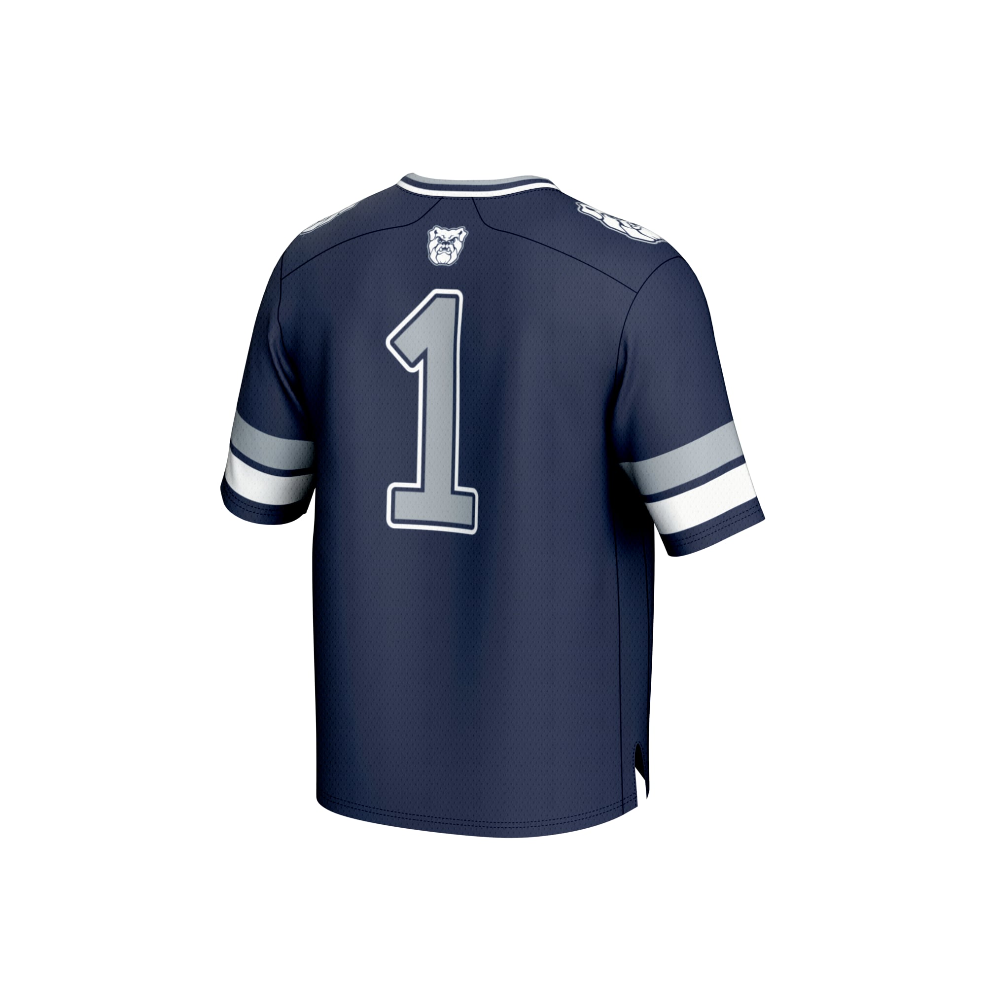 Collegiate Fashion Butler Bulldogs Game Jersey No.1 Navy NCAA College Football Fan Wear Collegiate Fashion