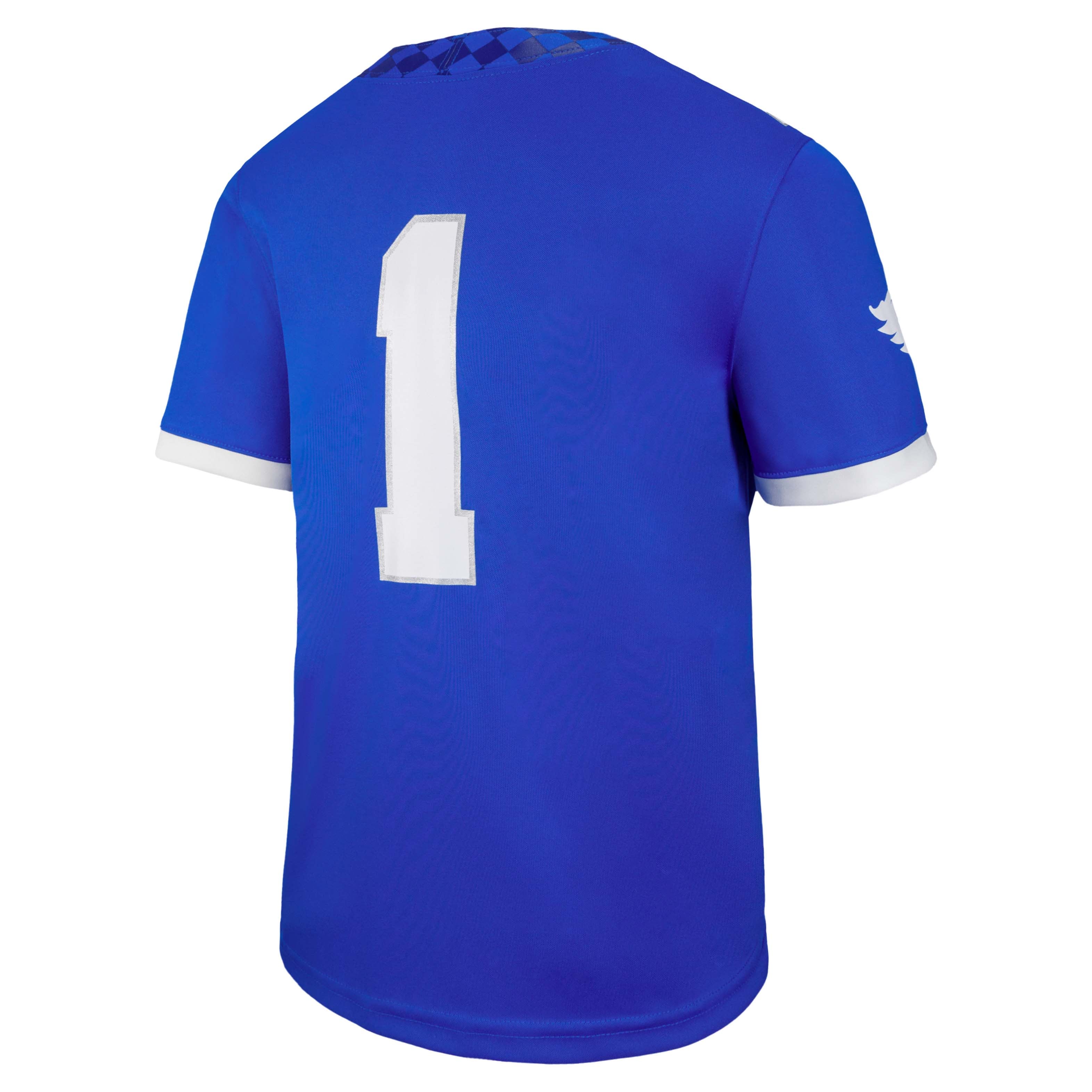 Kentucky Wildcats Game Jersey No.1 Royal NCAA College Soccer Fan Wear