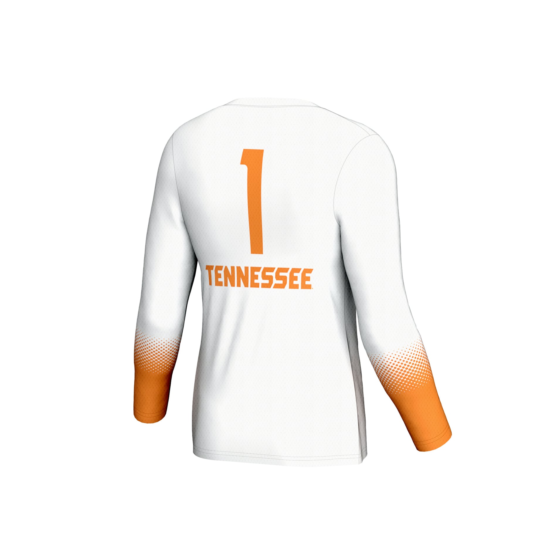 White Volleyball Fashion Tennessee Volunteers Game Jersey White NCAA College Volleyball Fan Wear