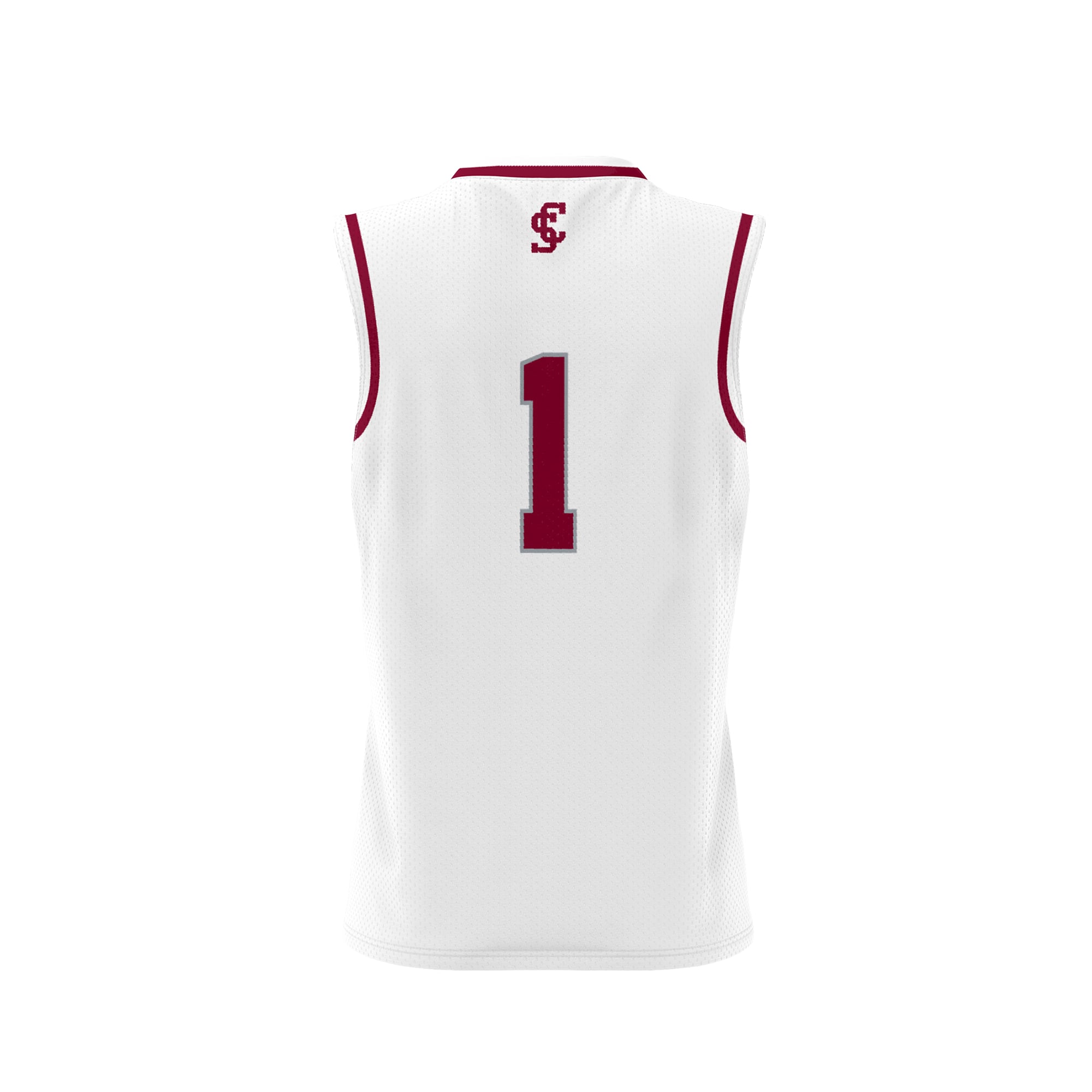 Collegiate Basketball Fashion Santa Clara Broncos Game Jersey White NCAA College Basketball Fan Wear
