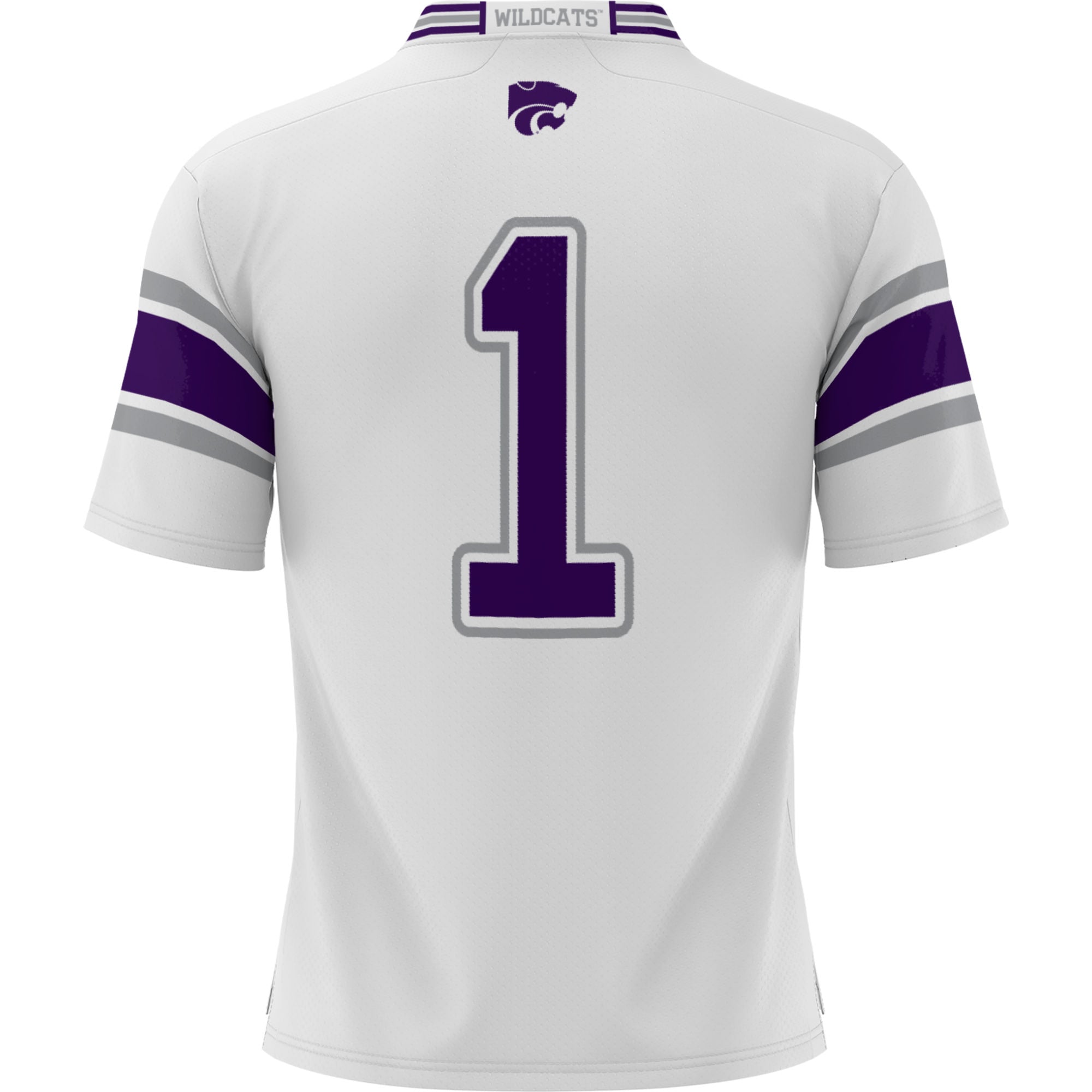 Kansas State Wildcats Game Jersey White NCAA College Football Fan Wear