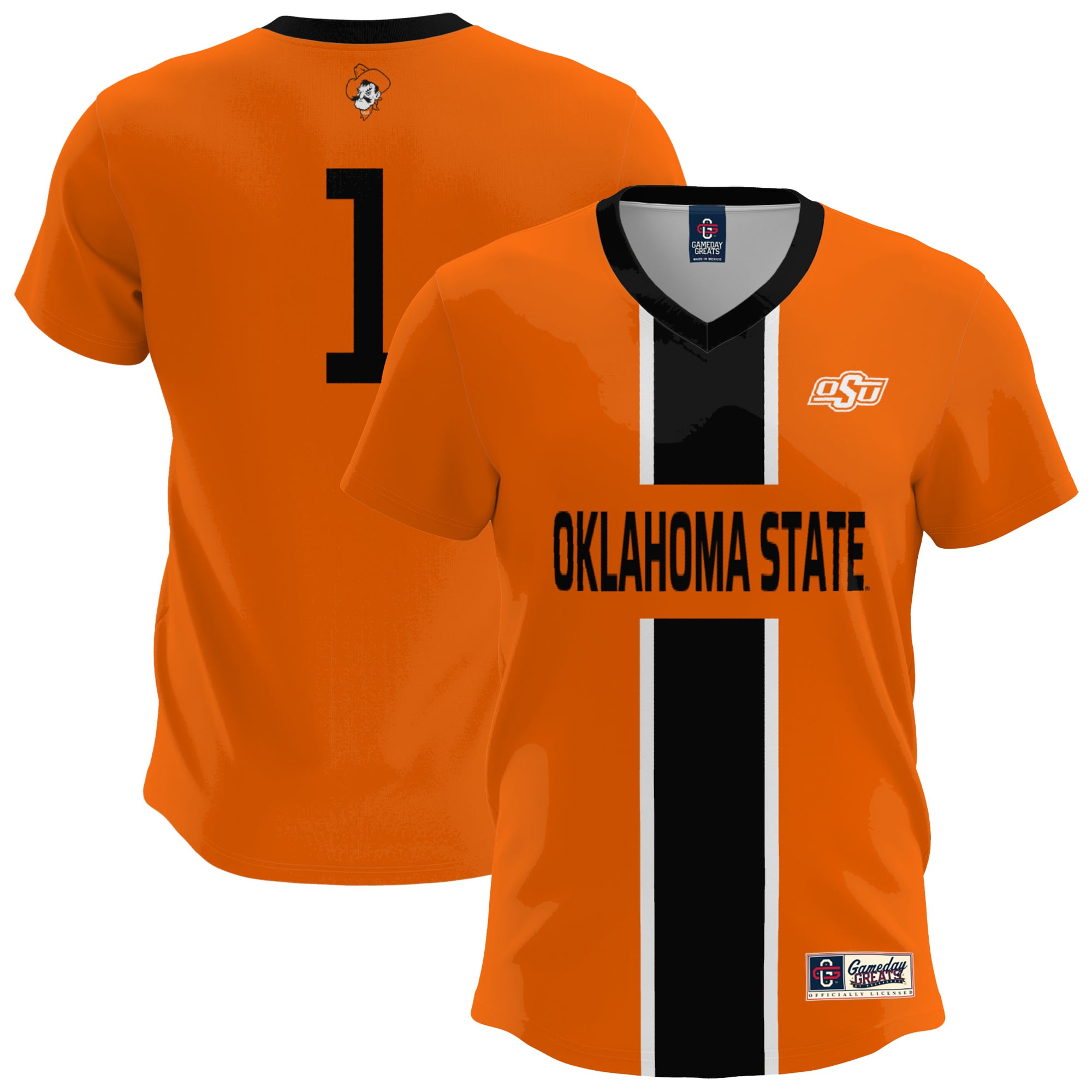Orange Featherweight Modern Oklahoma State Cowboys Jersey Orange NCAA College Soccer Fan Wear