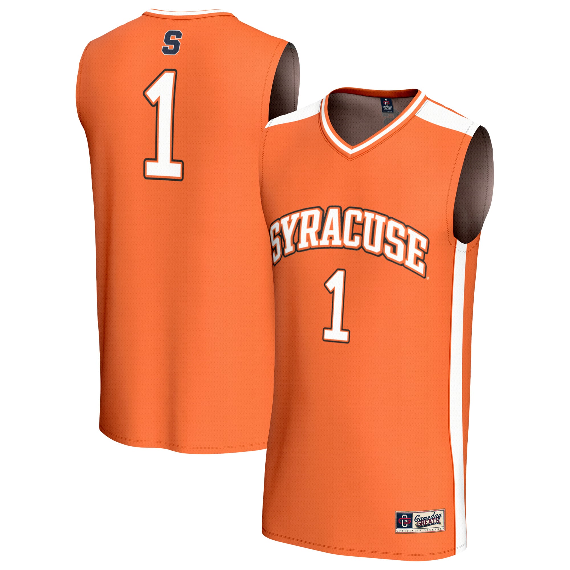 Basketball Syracuse Orange Jersey No.1 Orange NCAA College Basketball Fan Wear
