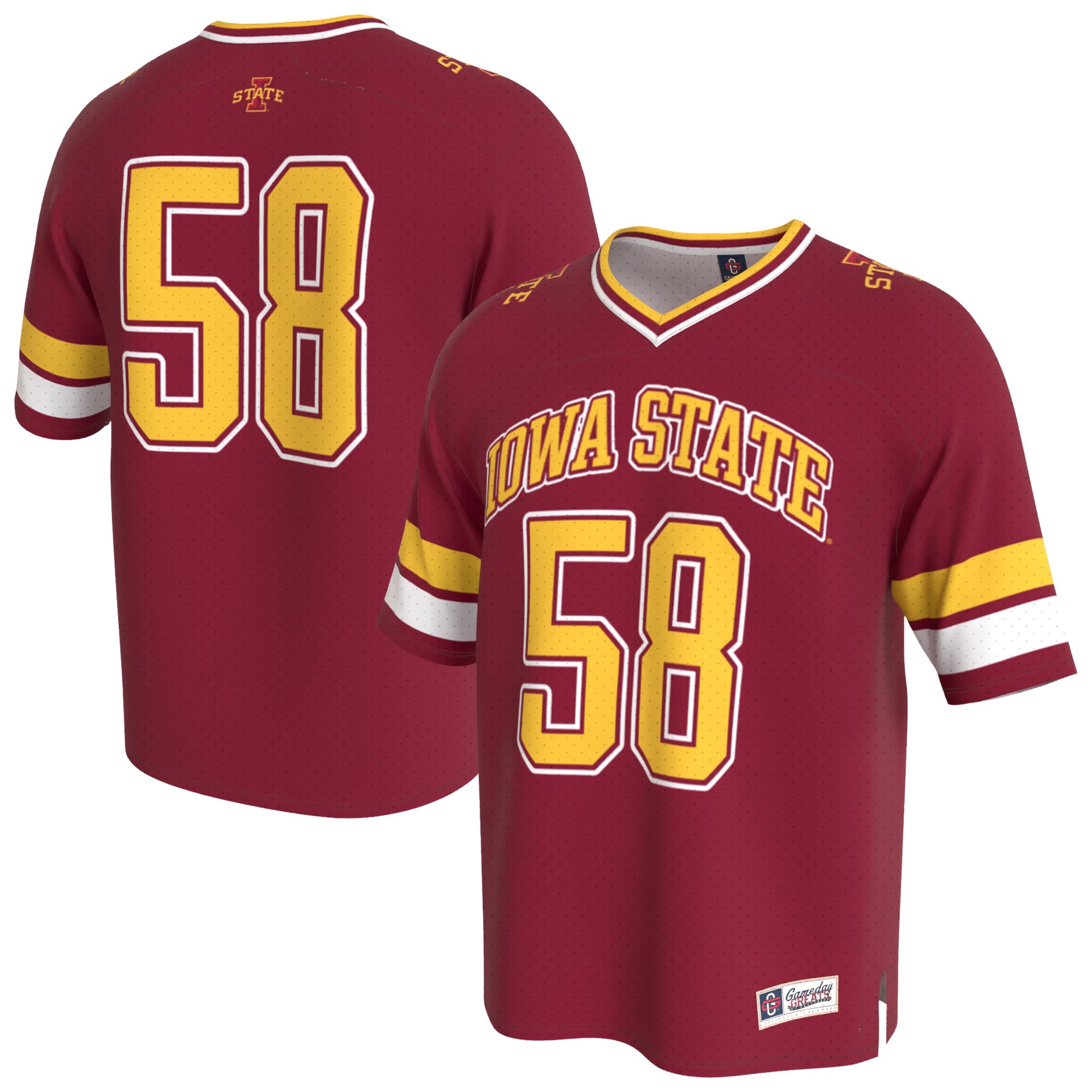 Collegiate Fashion Iowa State Cyclones Game Jersey Cardinal NCAA College Football Fan Wear Collegiate Fashion