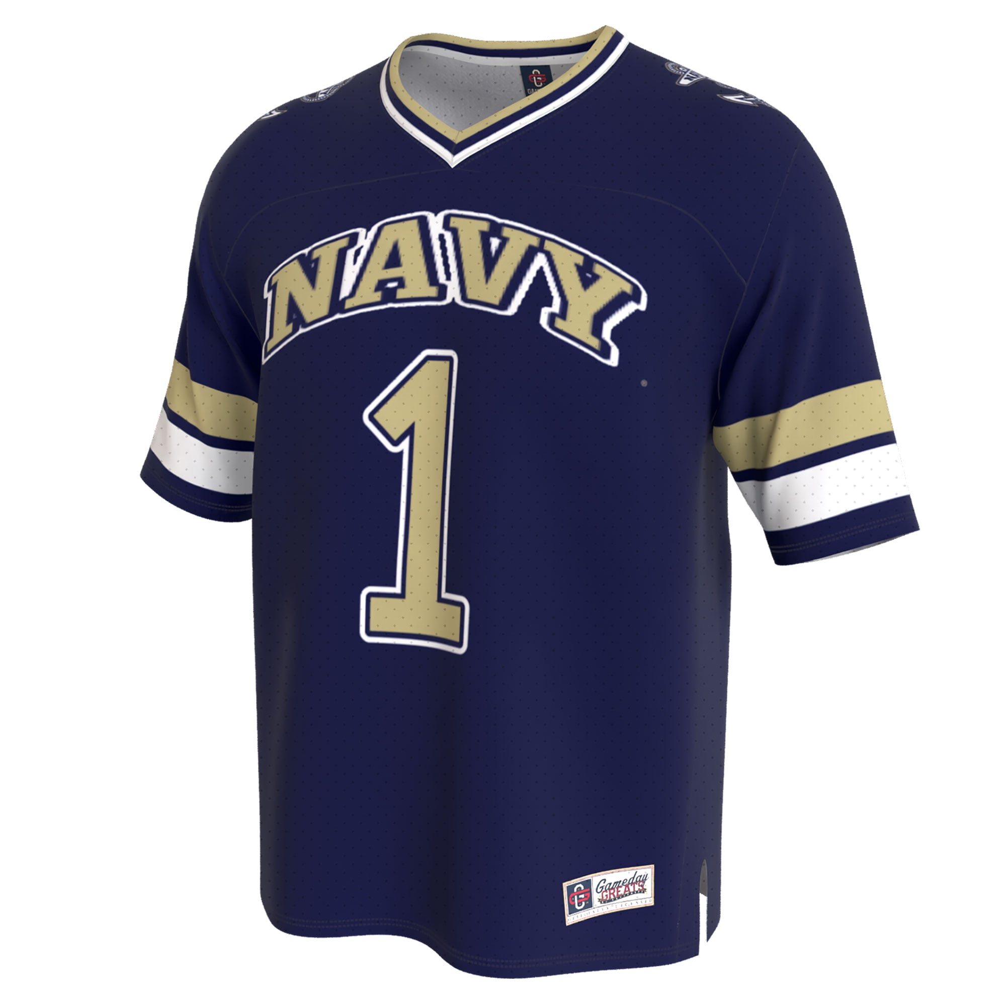 Collegiate Fashion Navy Midshipmen Game Jersey Navy NCAA College Football Fan Wear Collegiate Fashion