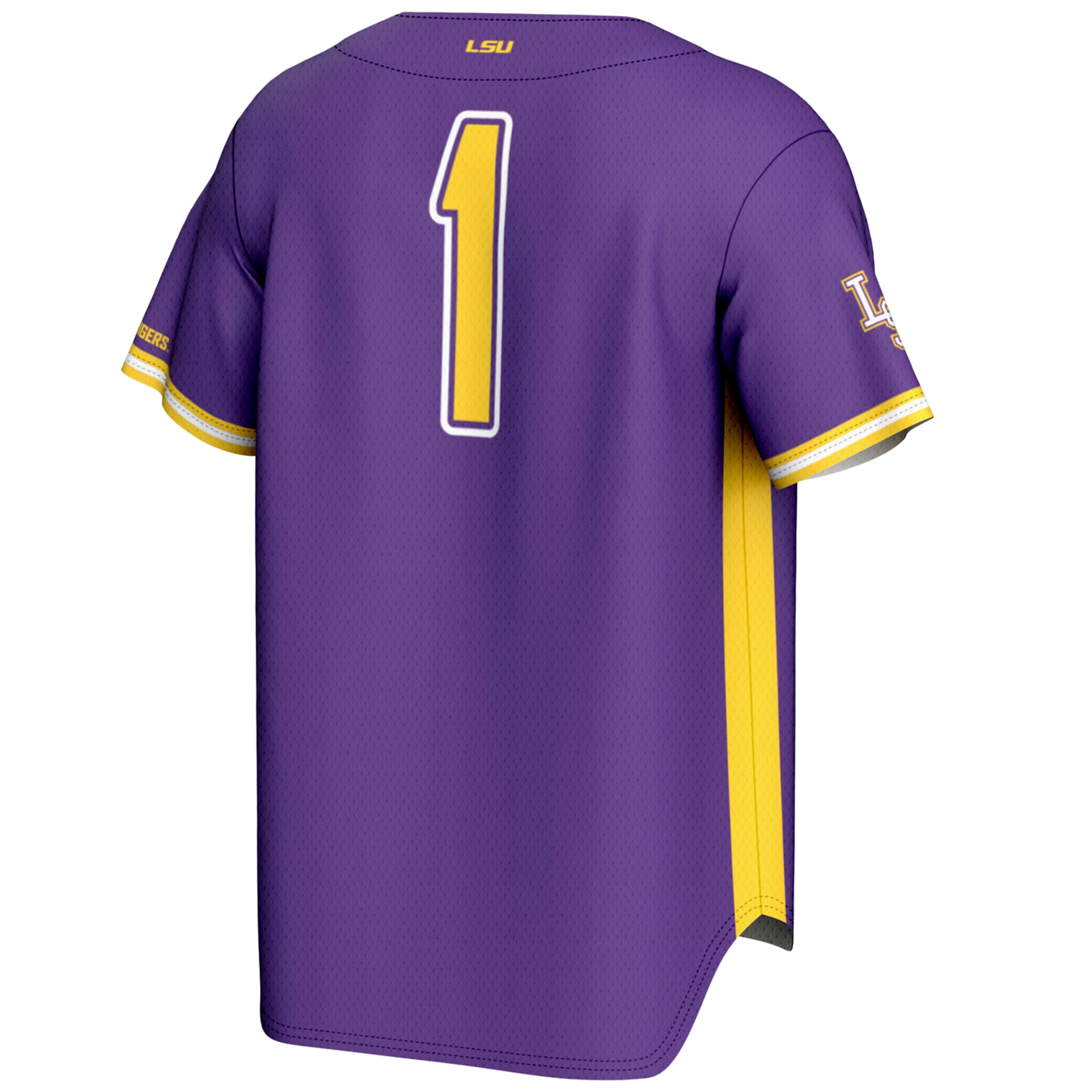 Baseball Fashion LSU Tigers Game Jersey Purple NCAA College Baseball Fan Wear Baseball Fashion