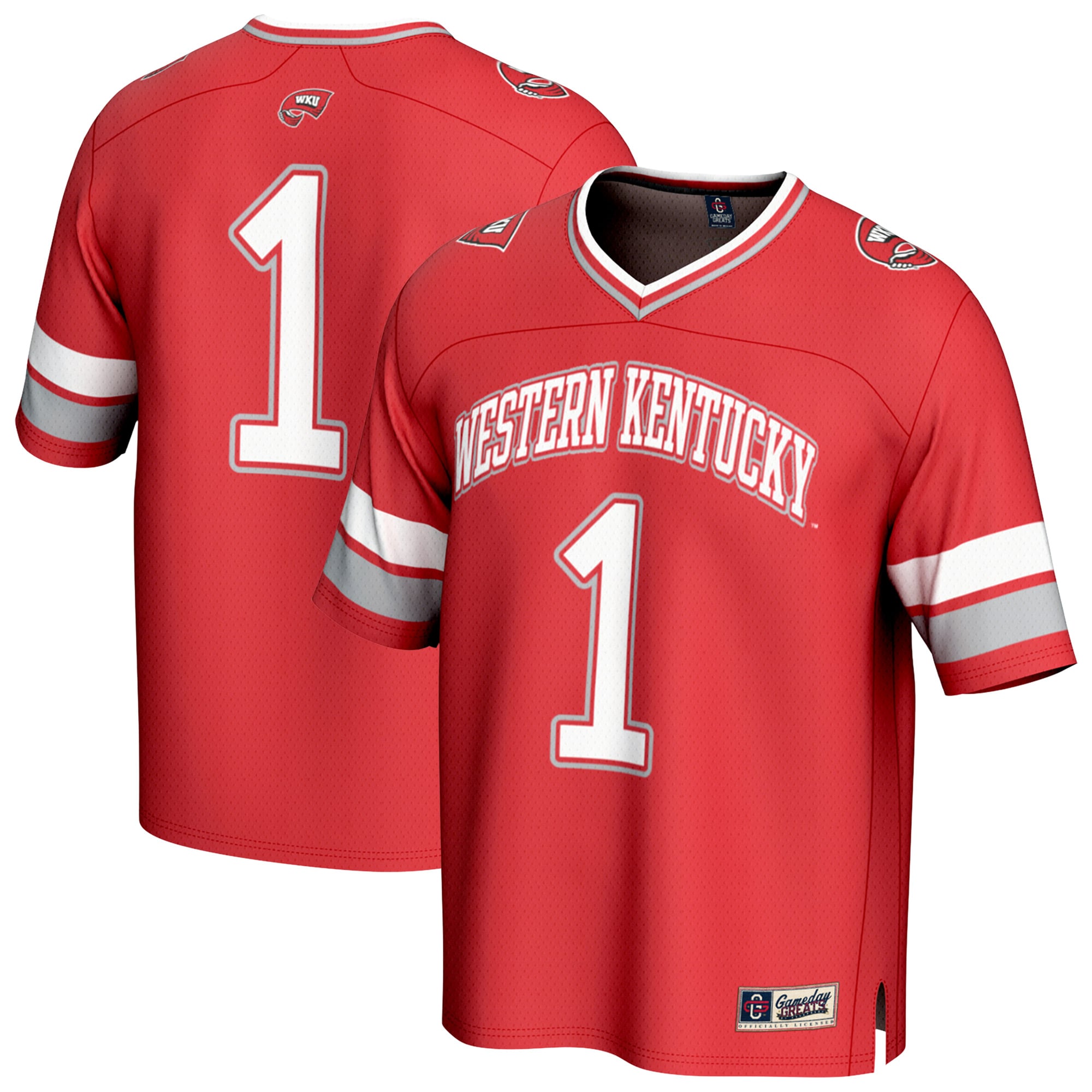 Western Kentucky Hilltoppers Jersey No.1 Red NCAA College Football Fan Wear No.1