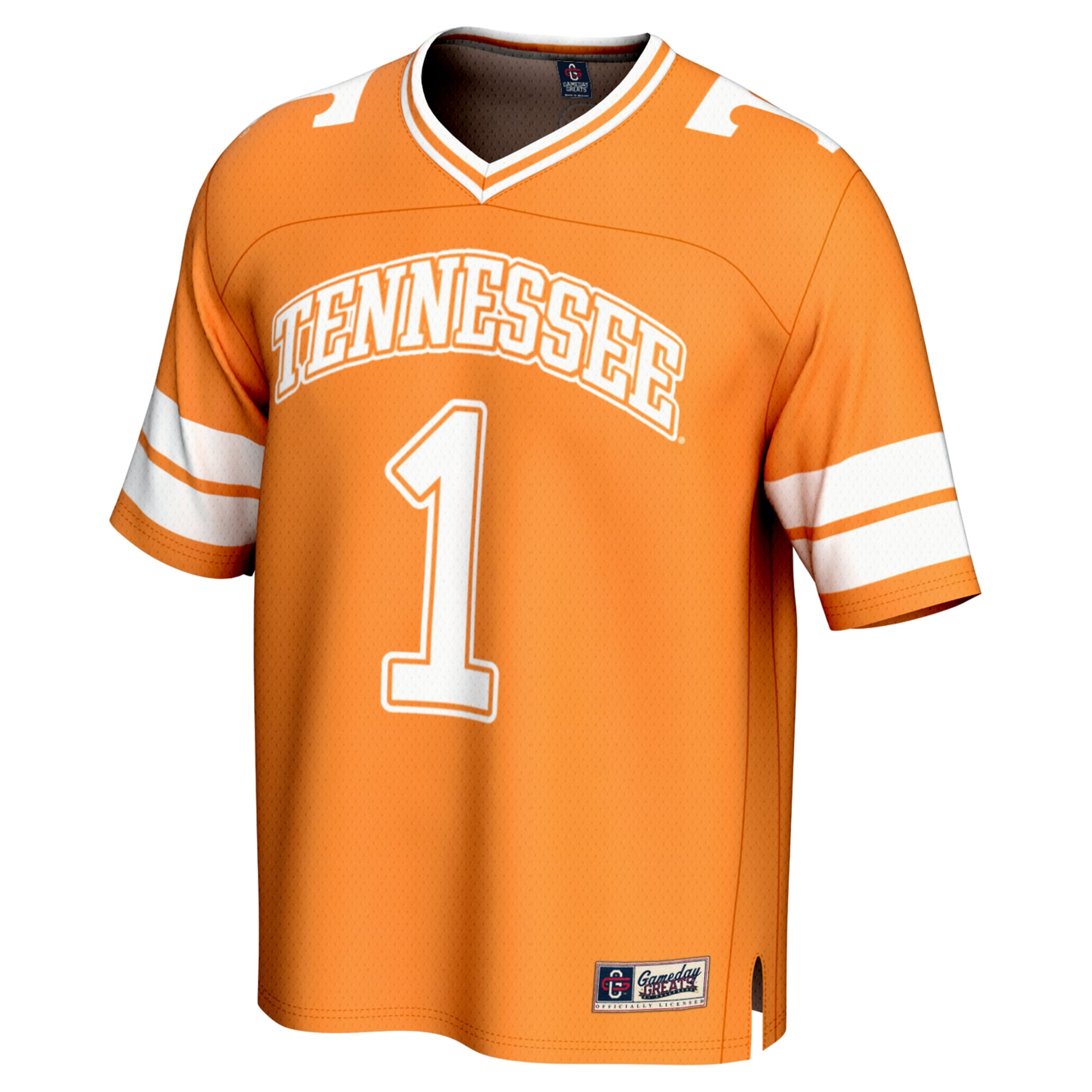 Collegiate Fashion Tennessee Volunteers Game Jersey No.1 Orange NCAA College Football Fan Wear Collegiate Fashion