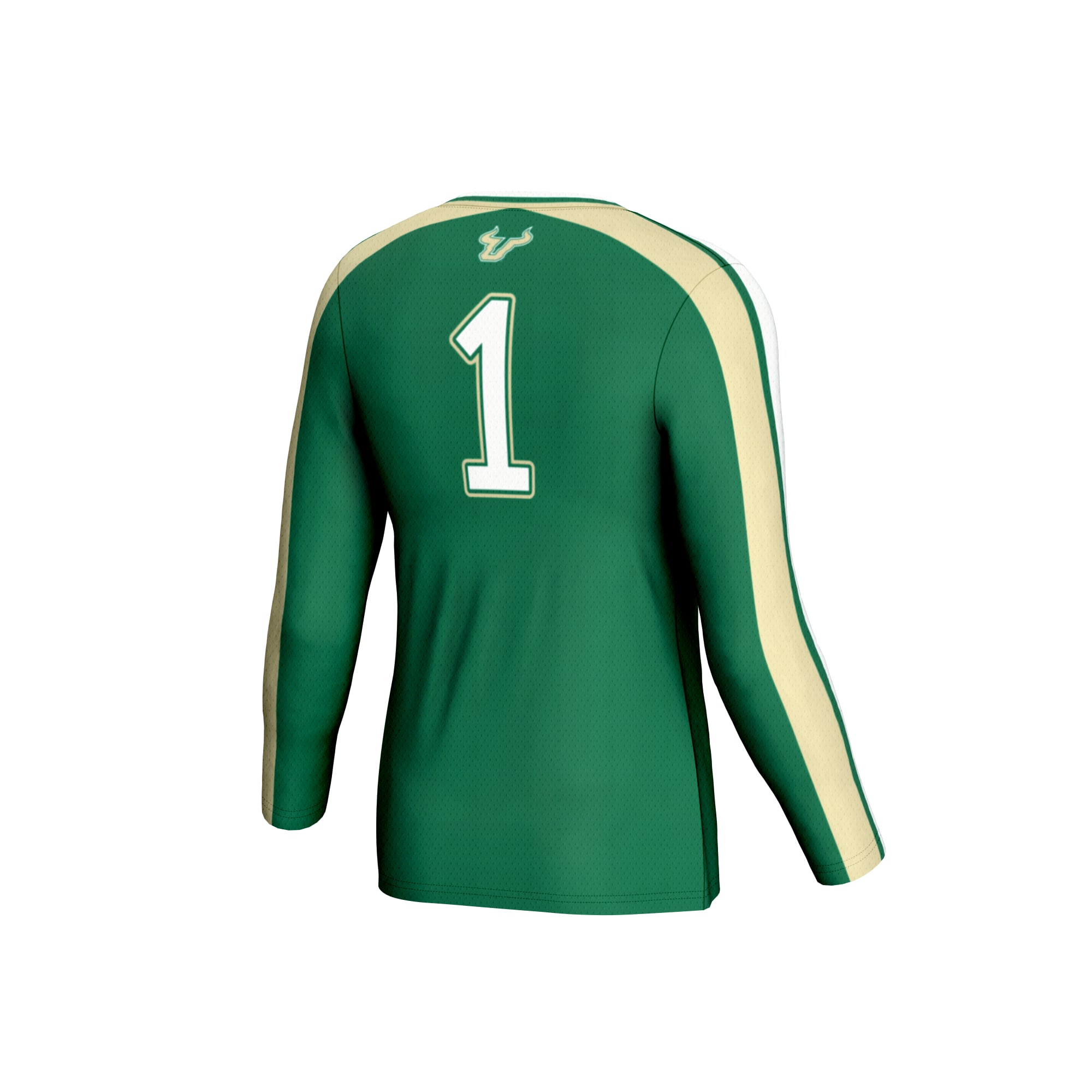 Green Volleyball Fashion South Florida Bulls Game Jersey Green NCAA College Volleyball Fan Wear Green Volleyball Fashion