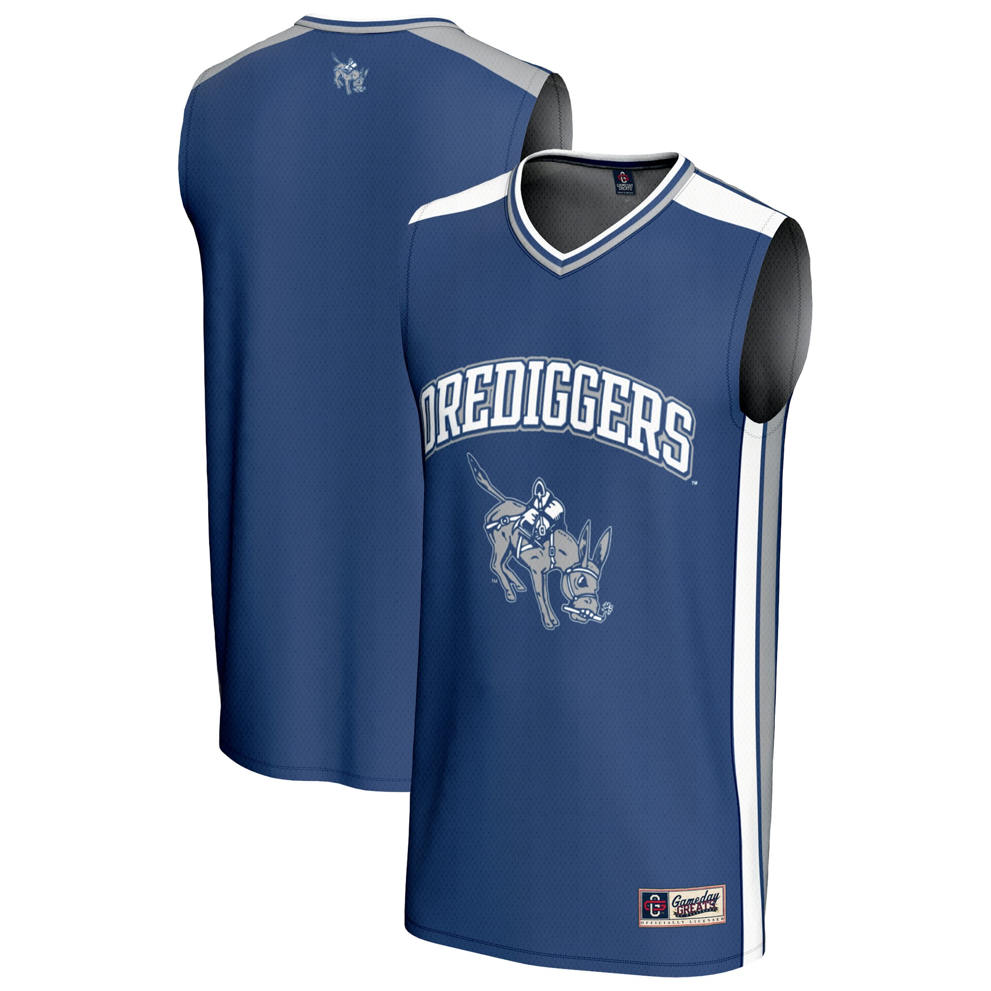 Spirit Basketball Colorado School of Mines Orediggers Game Jersey Blue NCAA College Basketball Fan Wear
