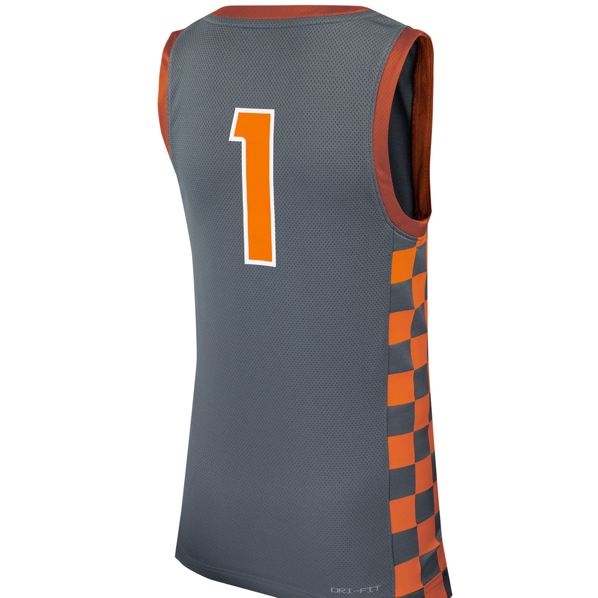 Basketball Tennessee Volunteers Replica Jersey No.1 Gray NCAA College Basketball Fan Wear