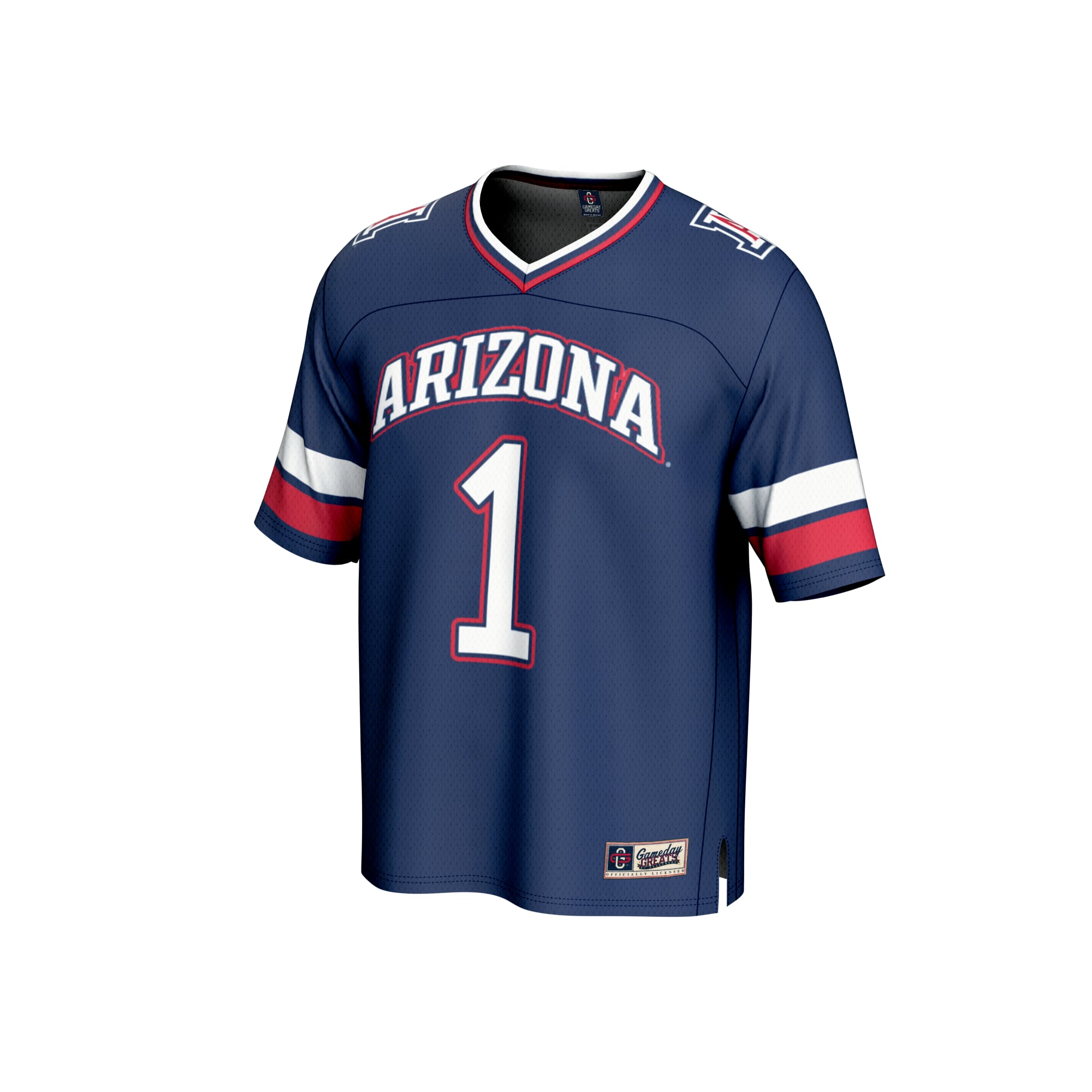 Collegiate Fashion Arizona Wildcats Game Jersey No.1 Navy NCAA College Football Fan Wear