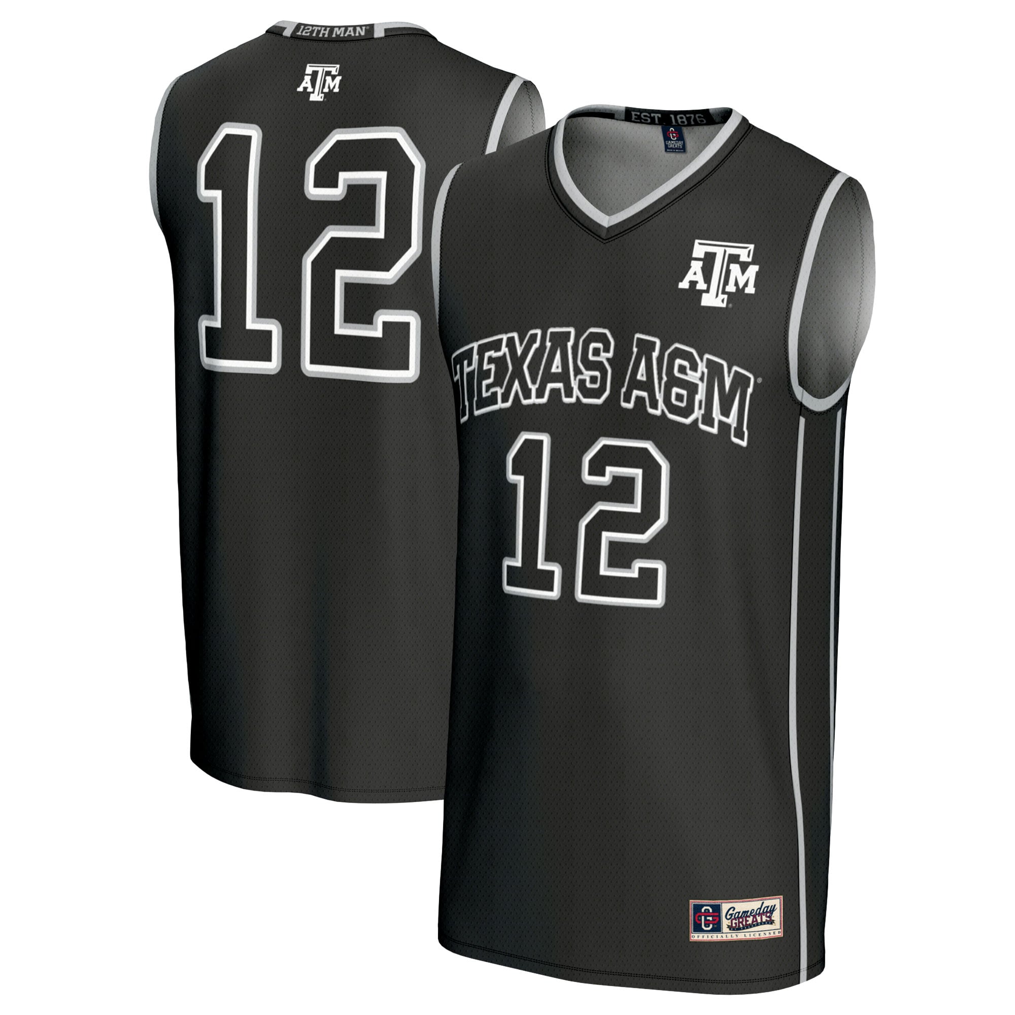 Texas A&M Aggies Jersey Black NCAA College Football Fan Wear