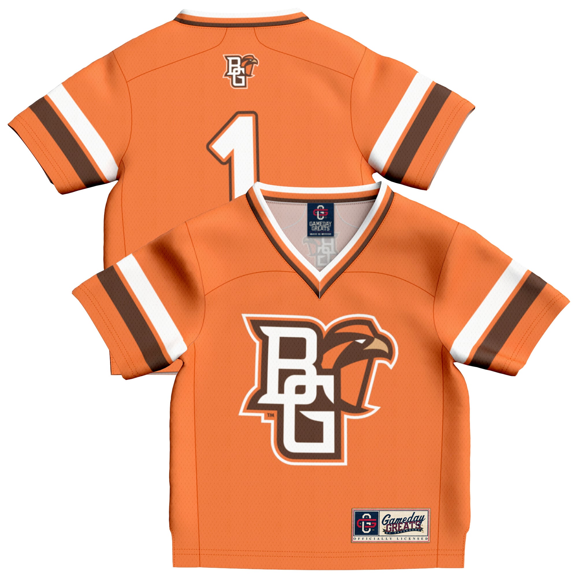 Bowling Green St. Falcons Jersey No.1 Green NCAA College Football Fan Wear No.1