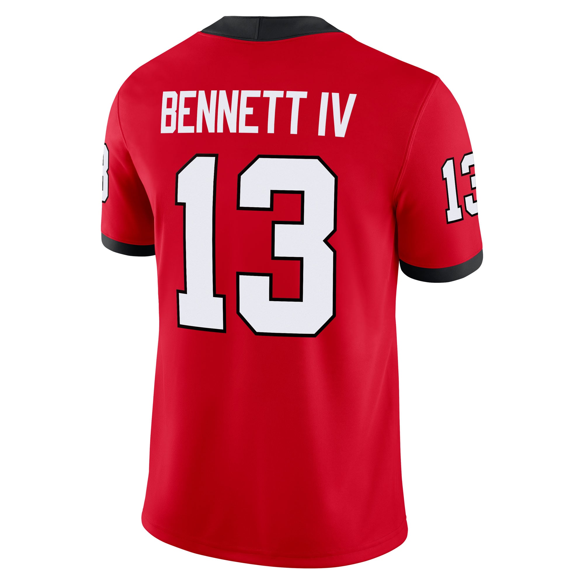 Stetson Bennett Georgia Bulldogs Game Jersey Red NCAA College Football Fan Wear Stetson Bennett