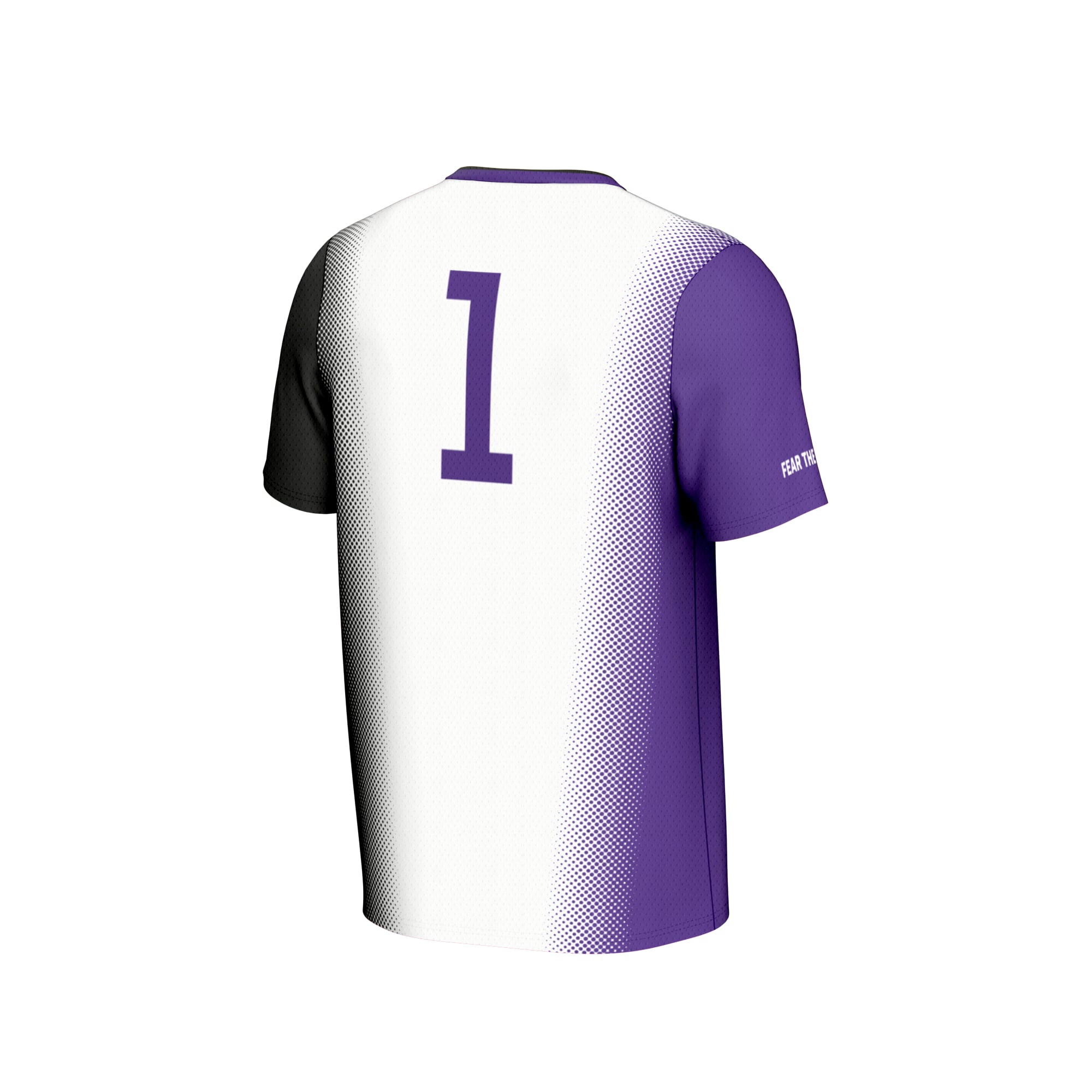 Soccer Fashion TCU Horned Frogs Game Jersey White NCAA College Soccer Fan Wear Soccer Fashion
