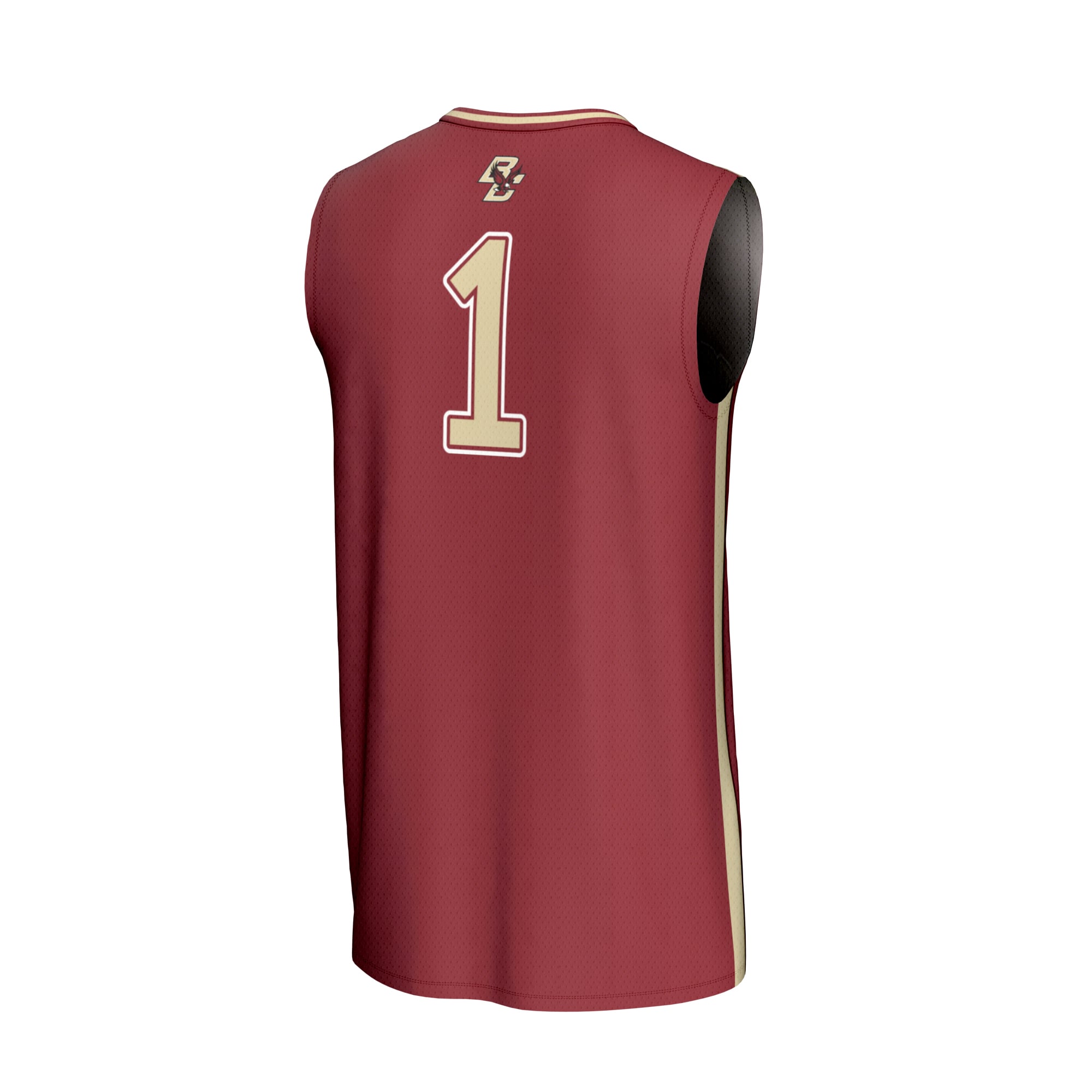Basketball Fashion Boston College Eagles Game Jersey Maroon NCAA College Basketball Fan Wear
