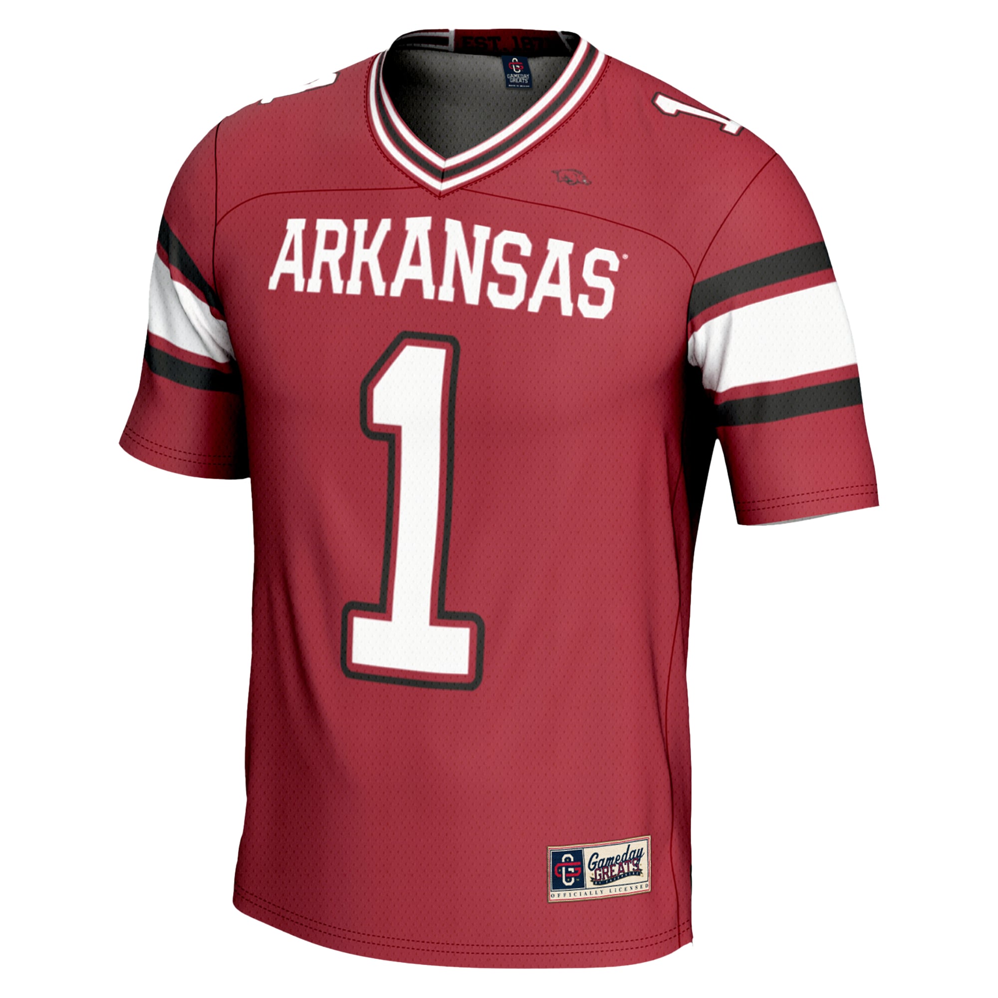 Arkansas Razorbacks Game Jersey No.1 Cardinal NCAA College Football Fan Wear No.1