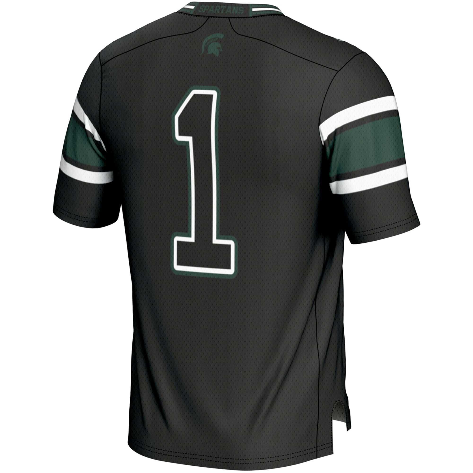 Endzone Michigan State Spartans Game Jersey Black NCAA College Football Fan Wear