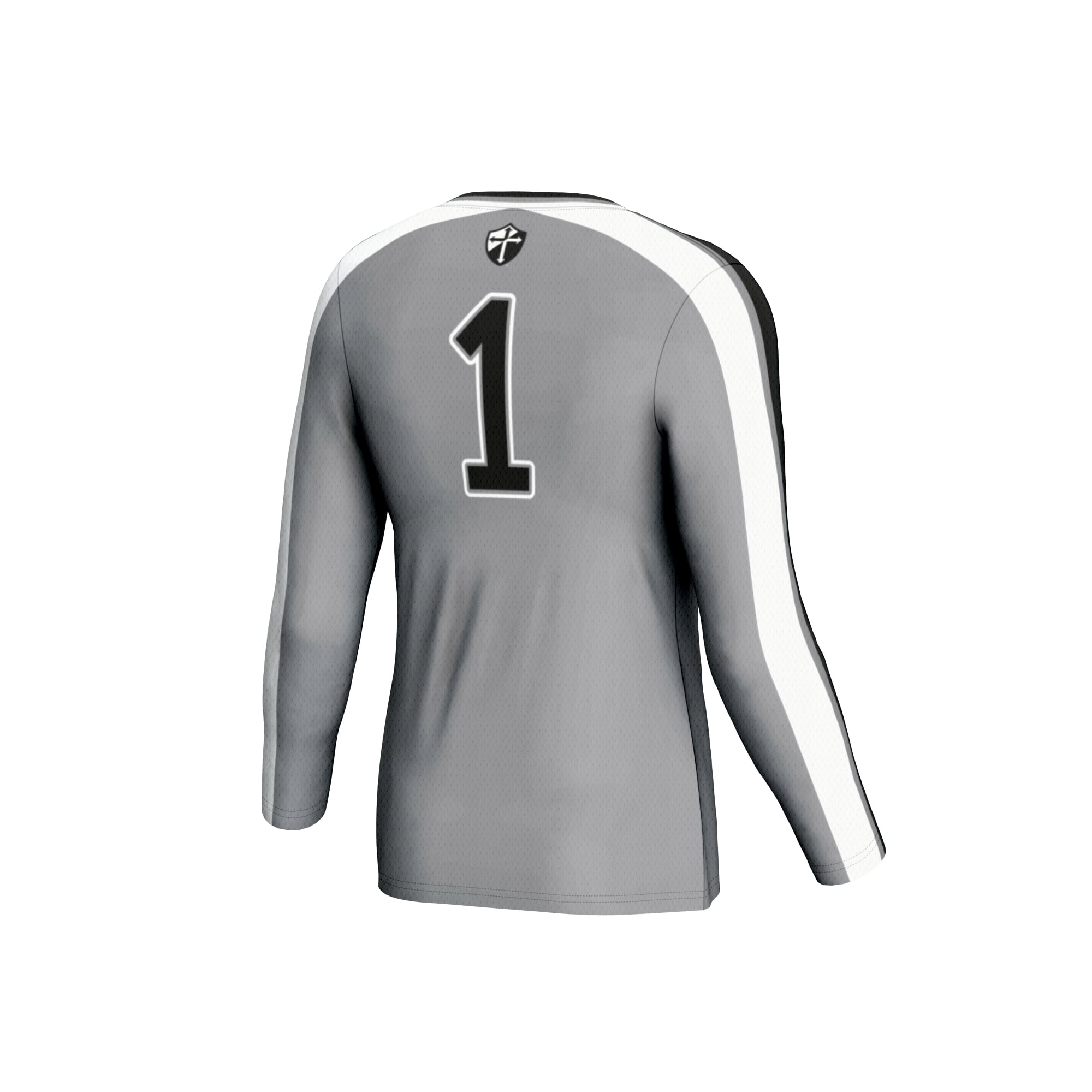Silver Volleyball Fashion Providence Friars Game Jersey No.1 Silver NCAA College Volleyball Fan Wear
