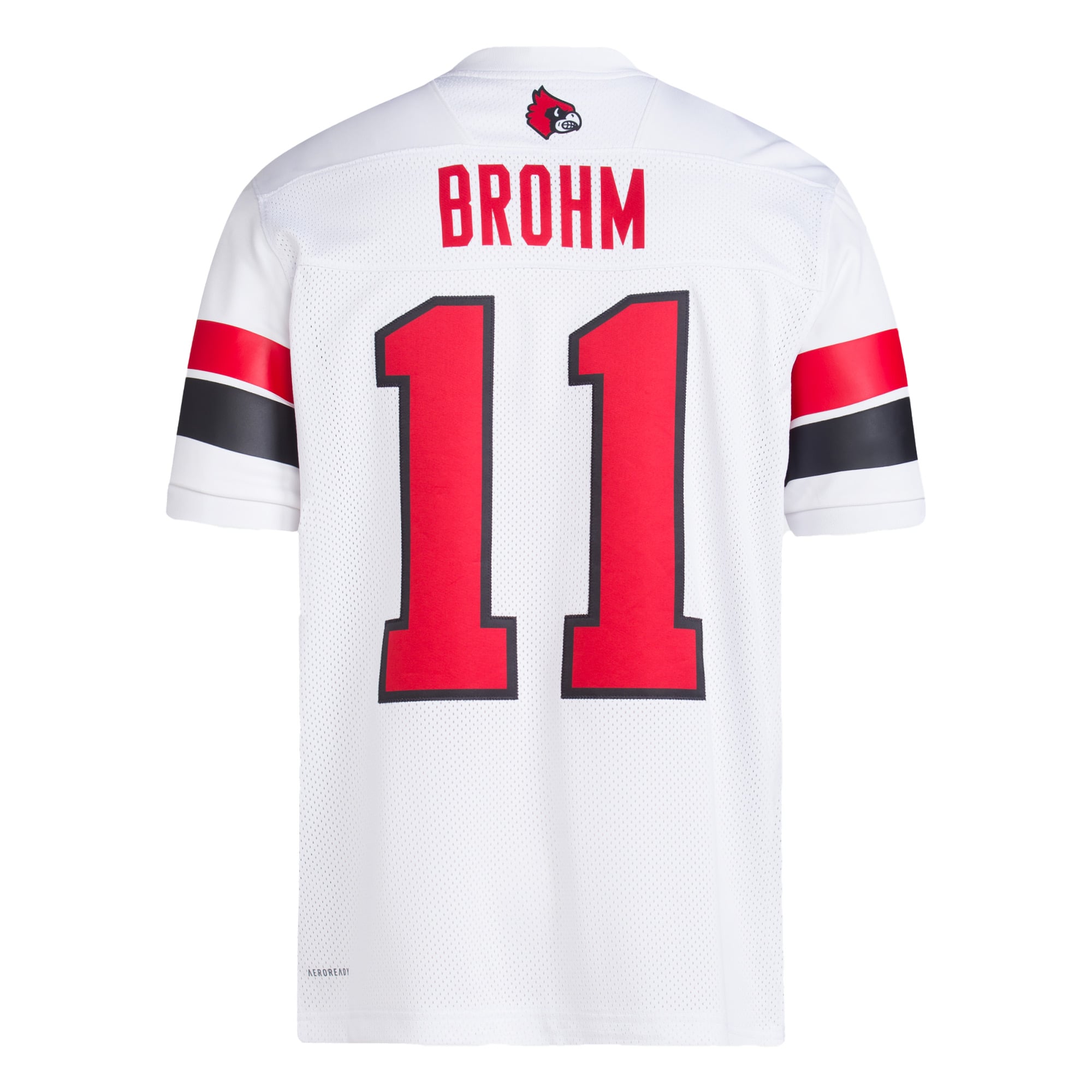 Jeff Brohm Louisville Cardinals Jersey White NCAA College Football Fan Wear