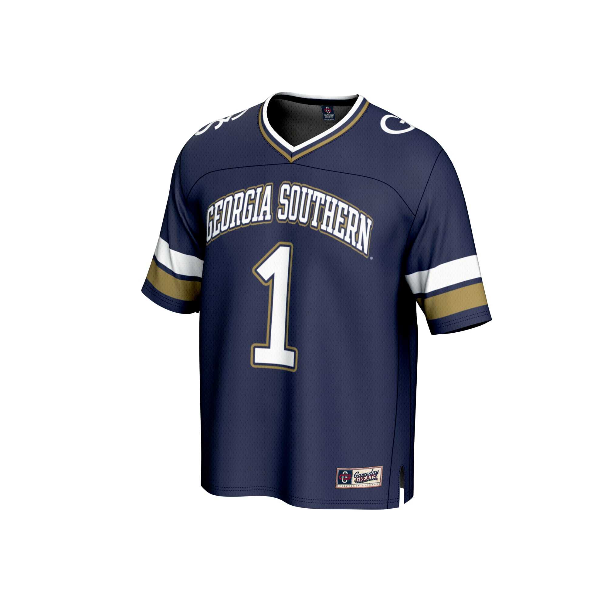 Collegiate Fashion Georgia Southern Eagles Game Jersey No.1 Blue NCAA College Football Fan Wear