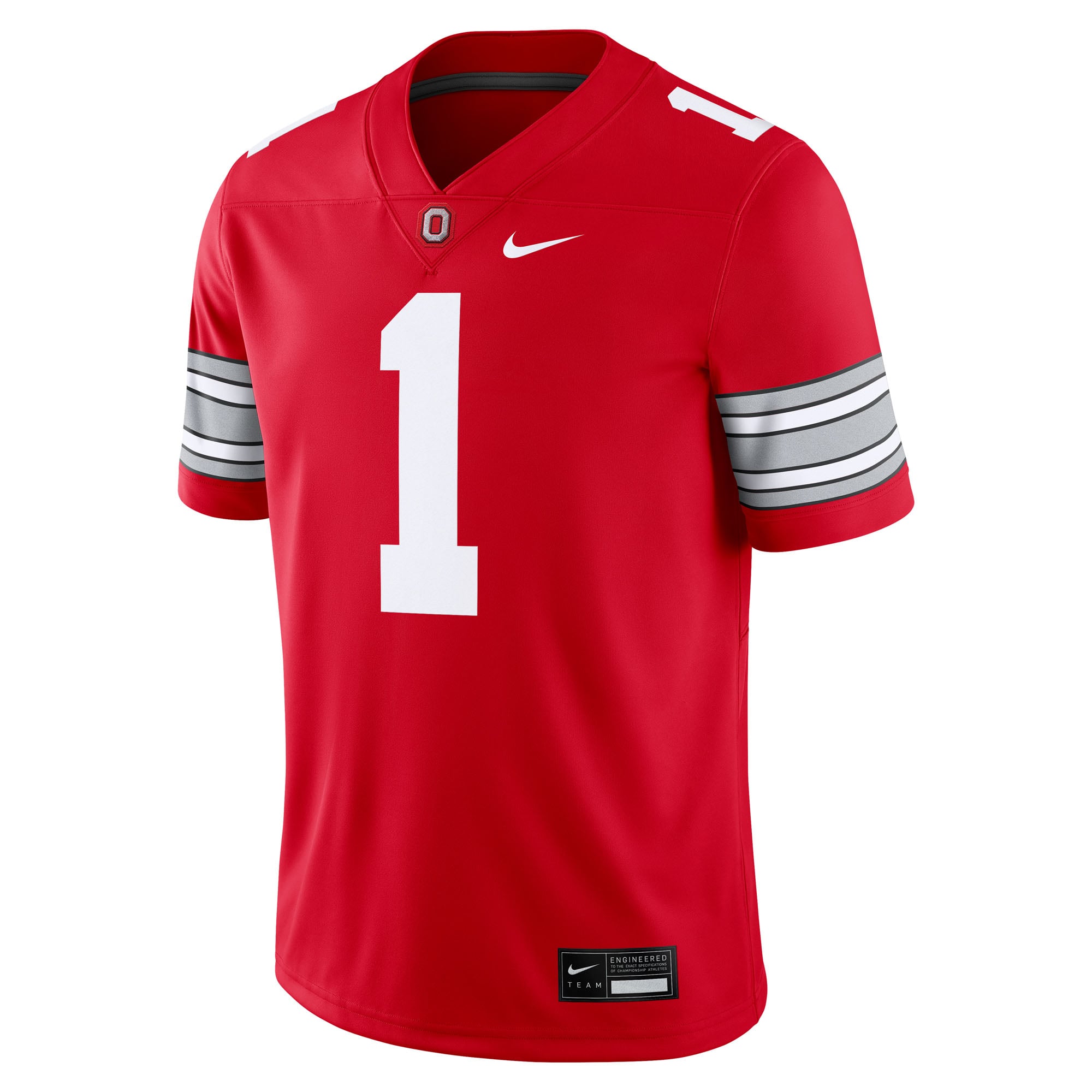 Ohio State Buckeyes Game Jersey No.1 Scarlet NCAA College Football Fan Wear