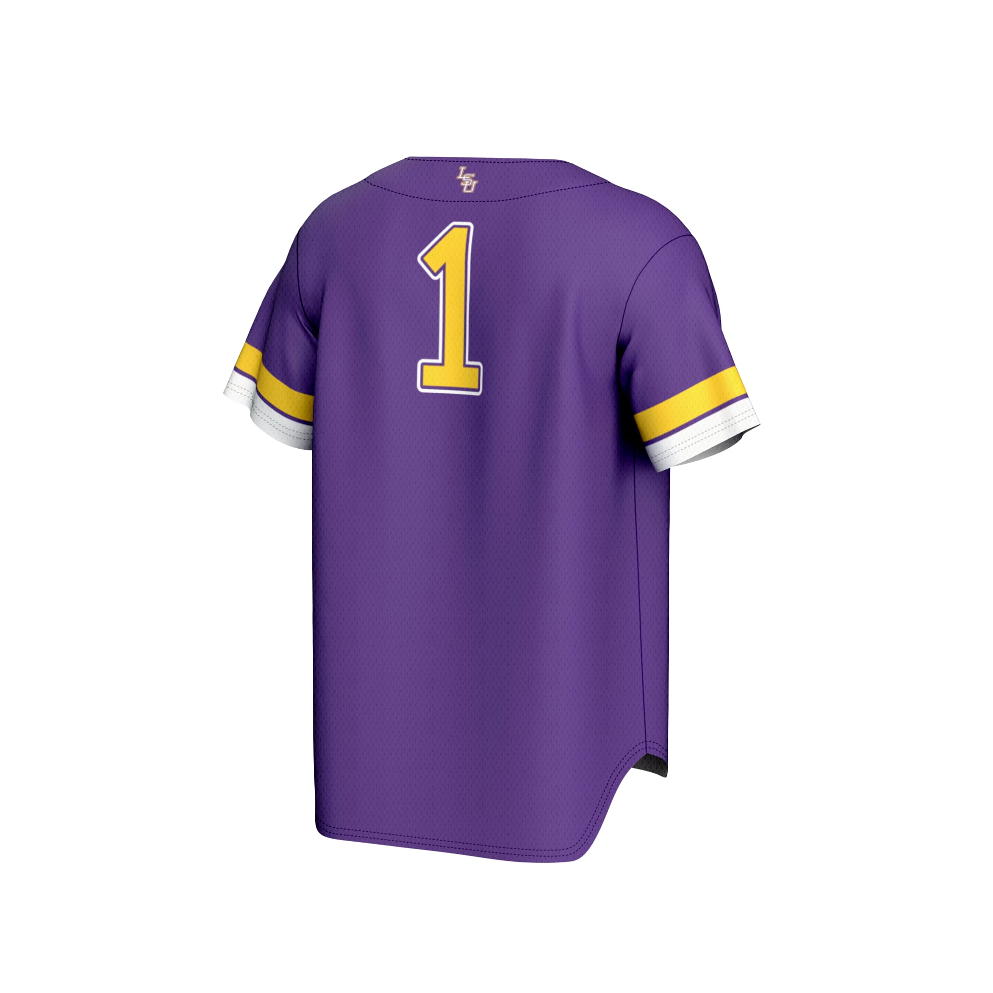 Collegiate Baseball Fashion LSU Tigers Game Jersey Purple NCAA College Baseball Fan Wear Collegiate Baseball Fashion
